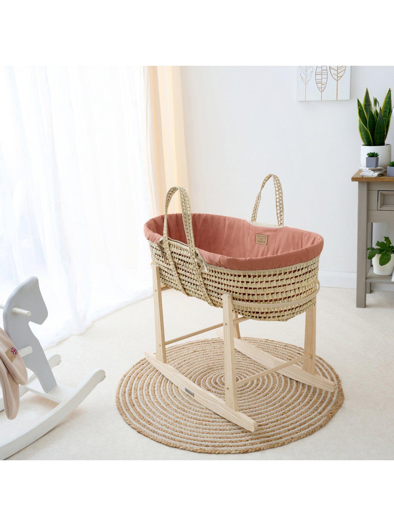 Moses basket store with stand sale