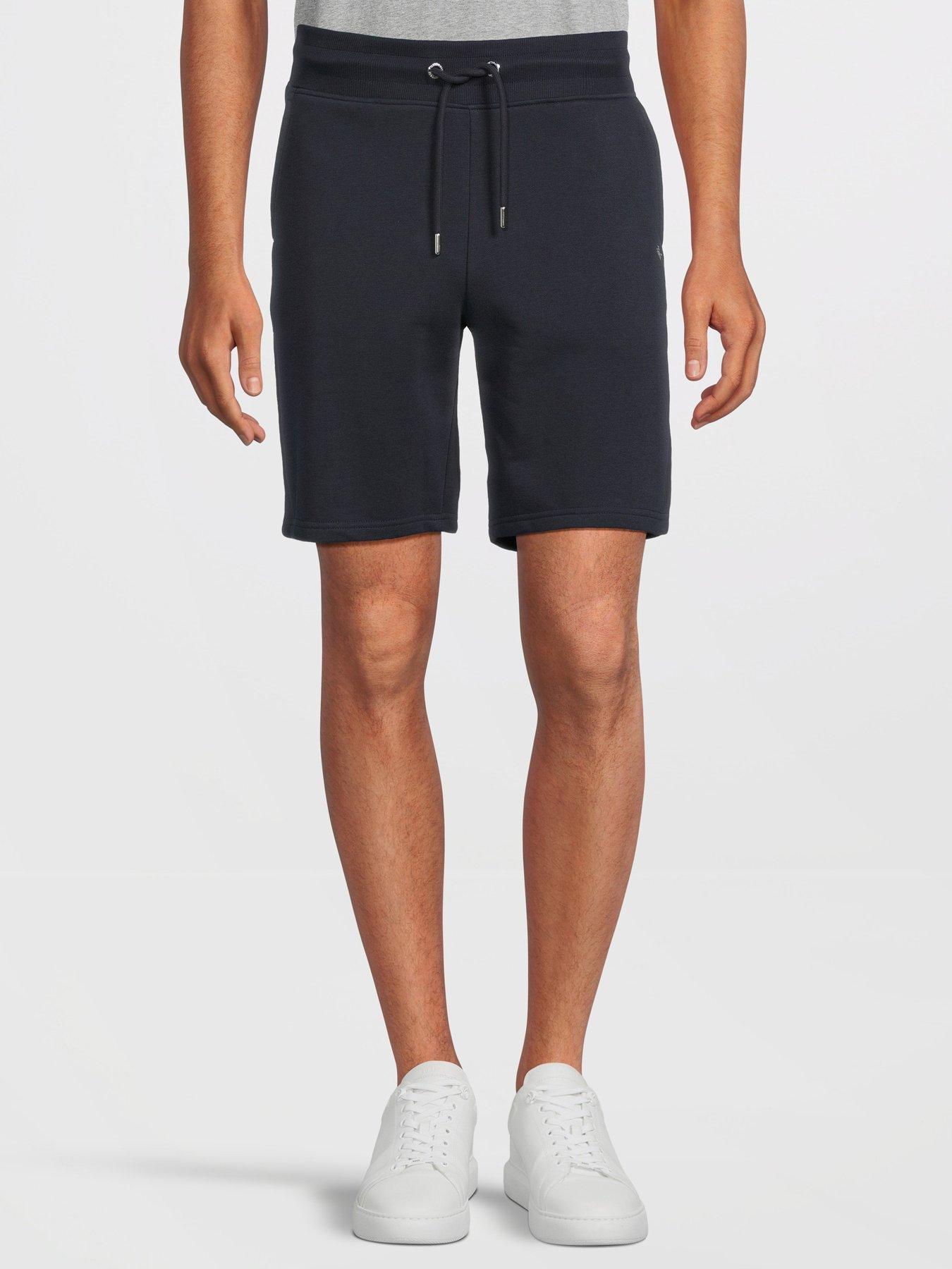 GANT Regular Fit Shield Sweat Shorts - Navy