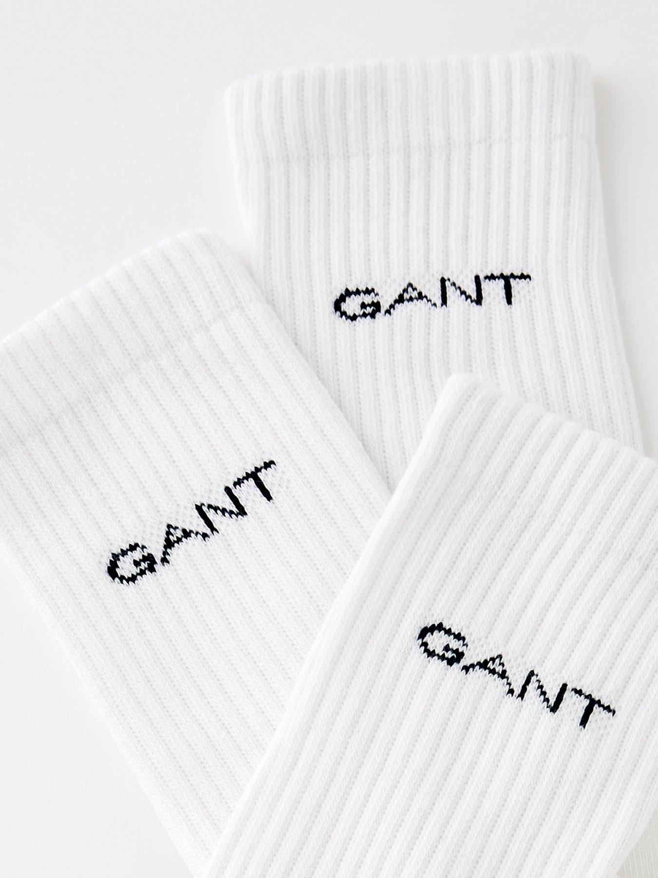  image of gant-3-pack-sport-socks-white