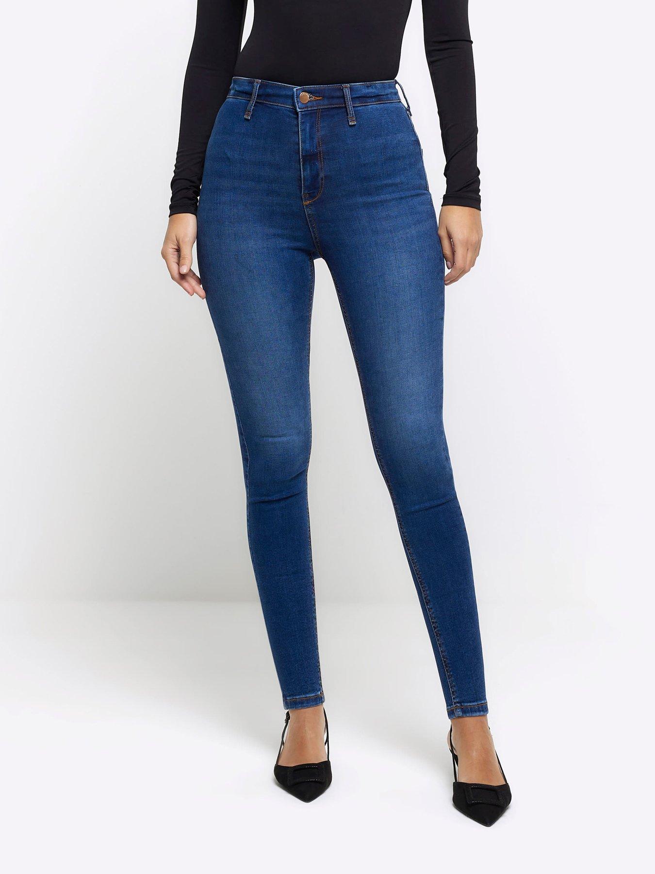 Everyday Long High Waist Jeggings - Indigo