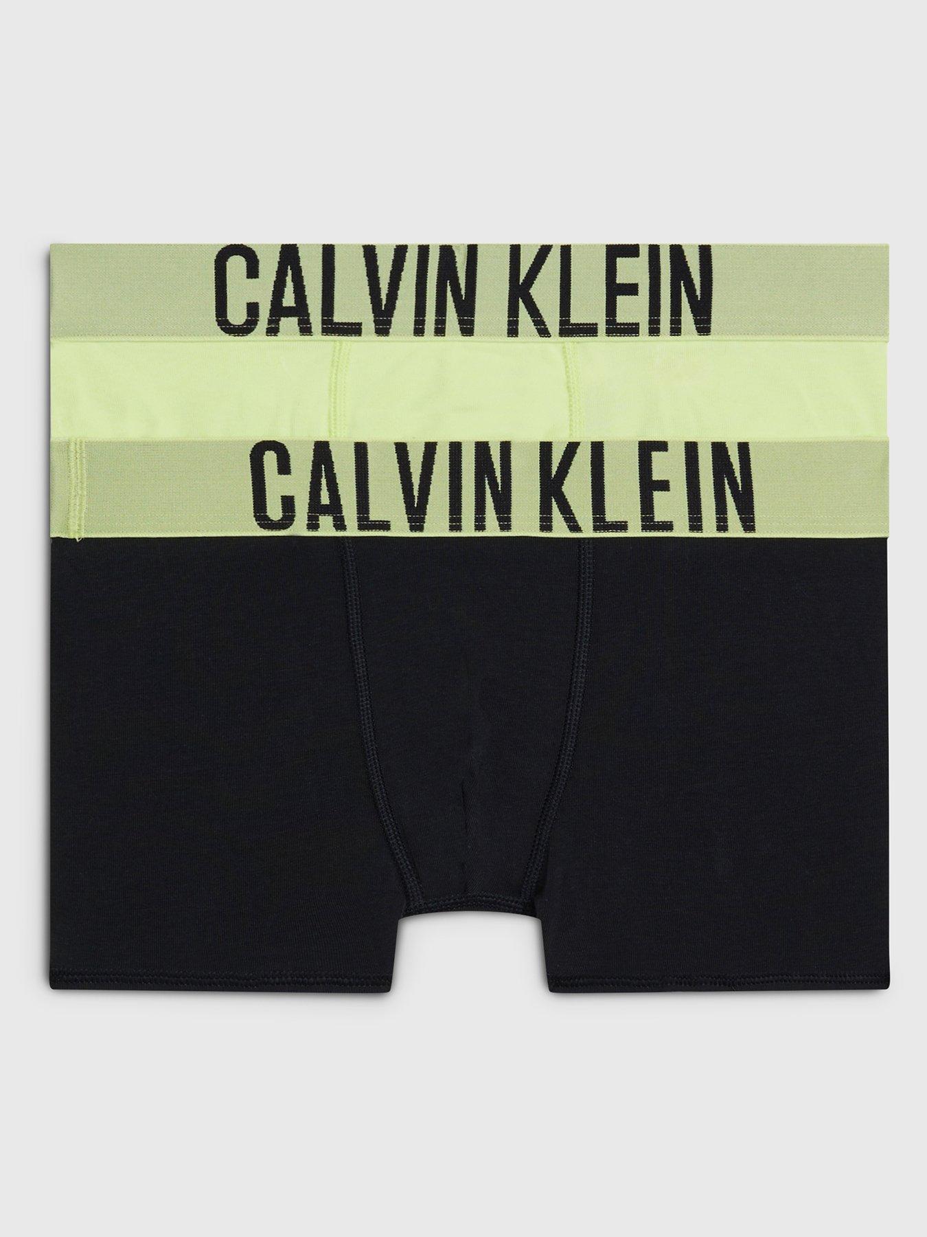 Calvin Klein Boys 2 Pack Trunks - Black