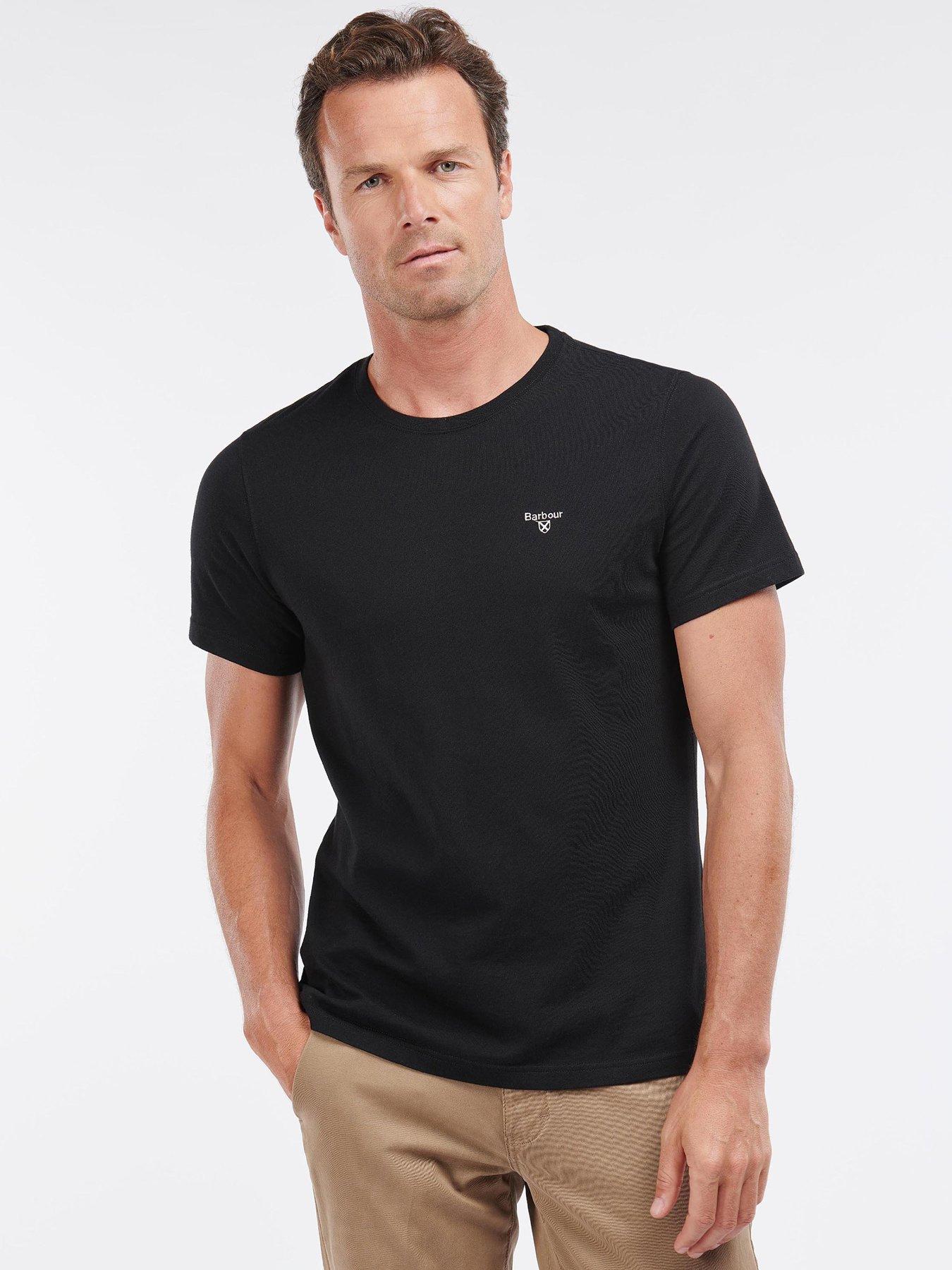 BadRhino Essential Plain Long Sleeve T-Shirt - Black - Size 1XL - Men