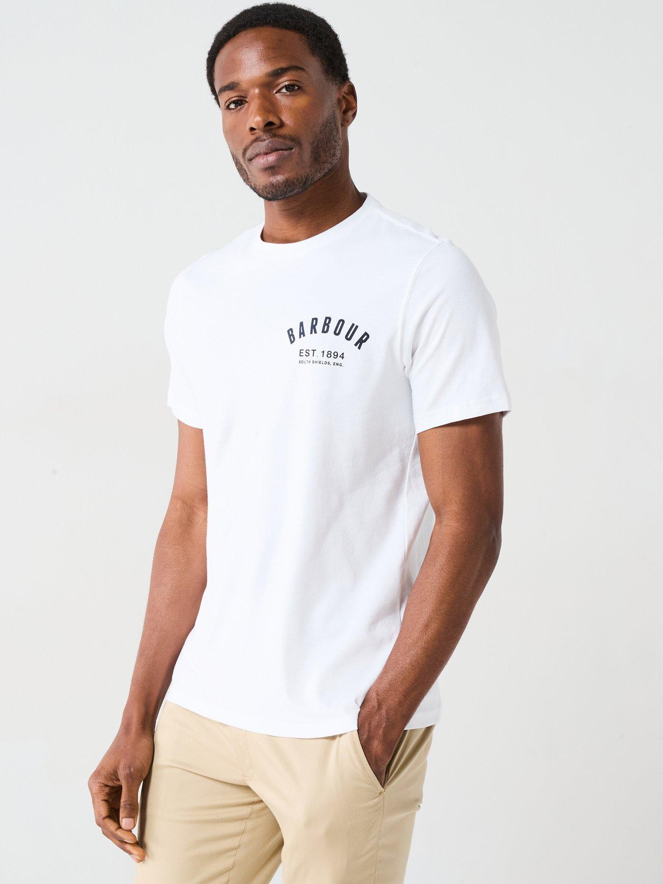 Barbour t sales shirt white