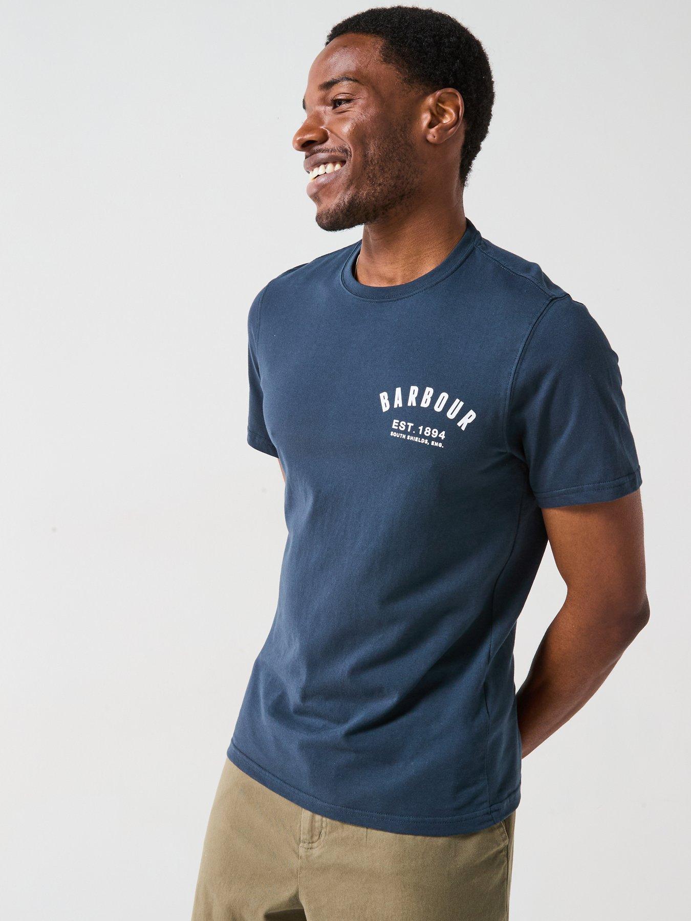 Barbour t shirt store navy