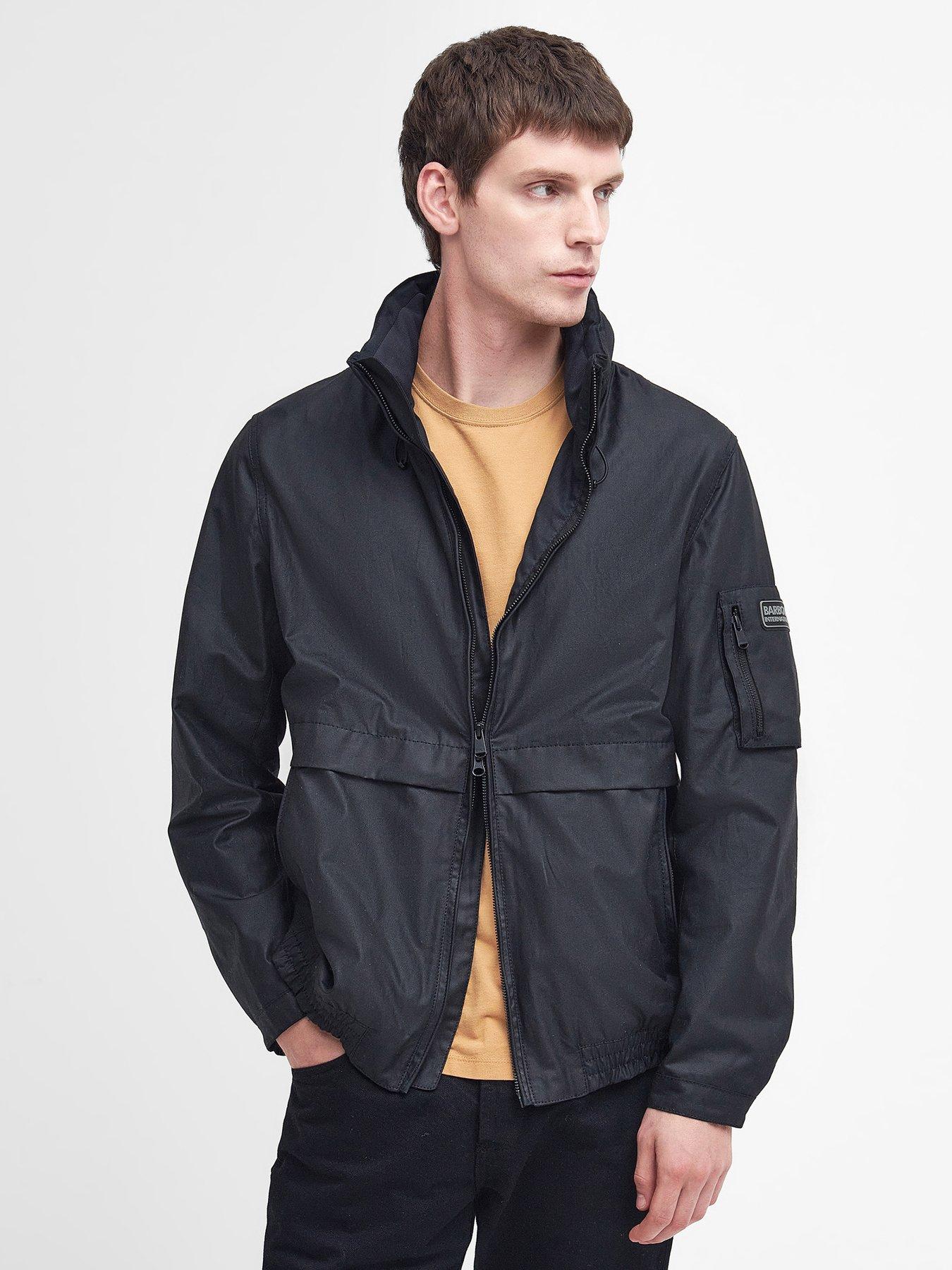 CODE FLEECE MENS BLACK TREKKER JACKET