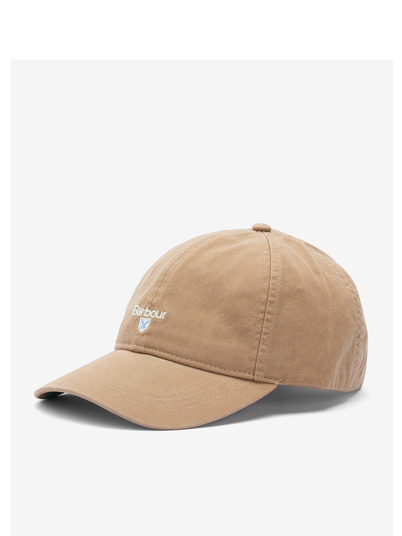  image of barbour-cascade-embroidered-logo-sports-cap-beige