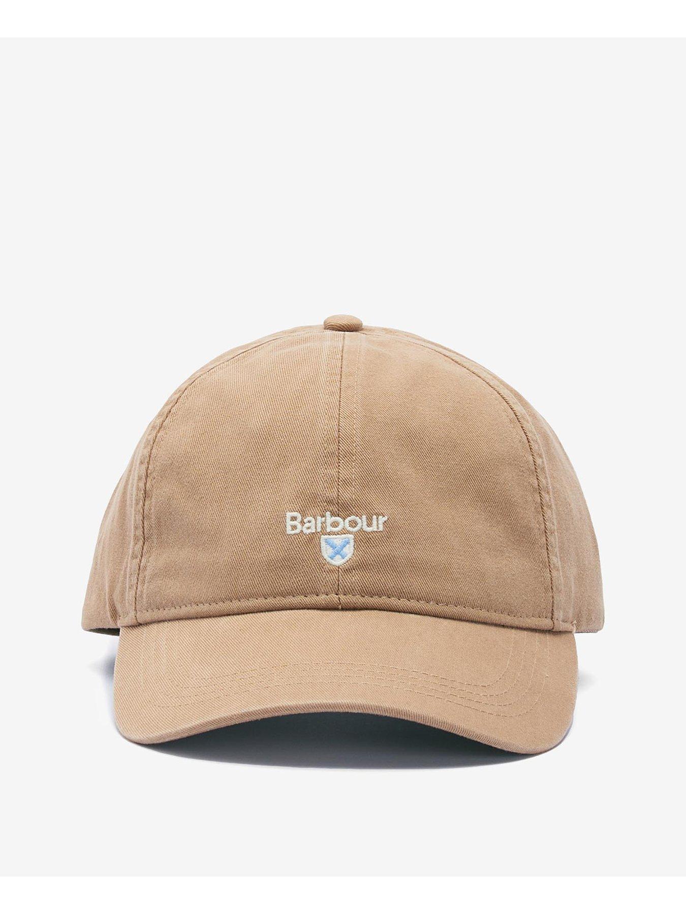  image of barbour-cascade-embroidered-logo-sports-cap-beige