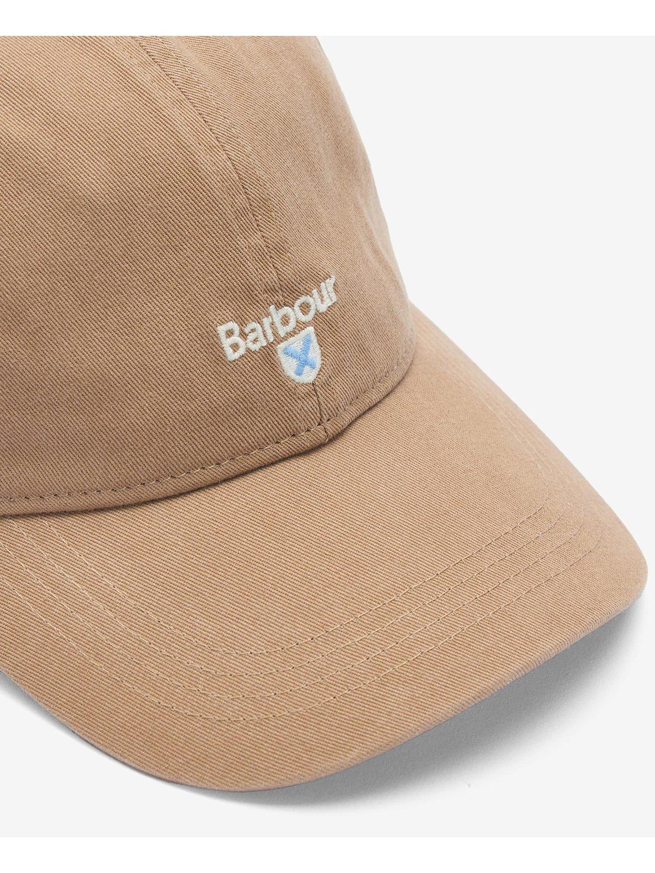  image of barbour-cascade-embroidered-logo-sports-cap-beige