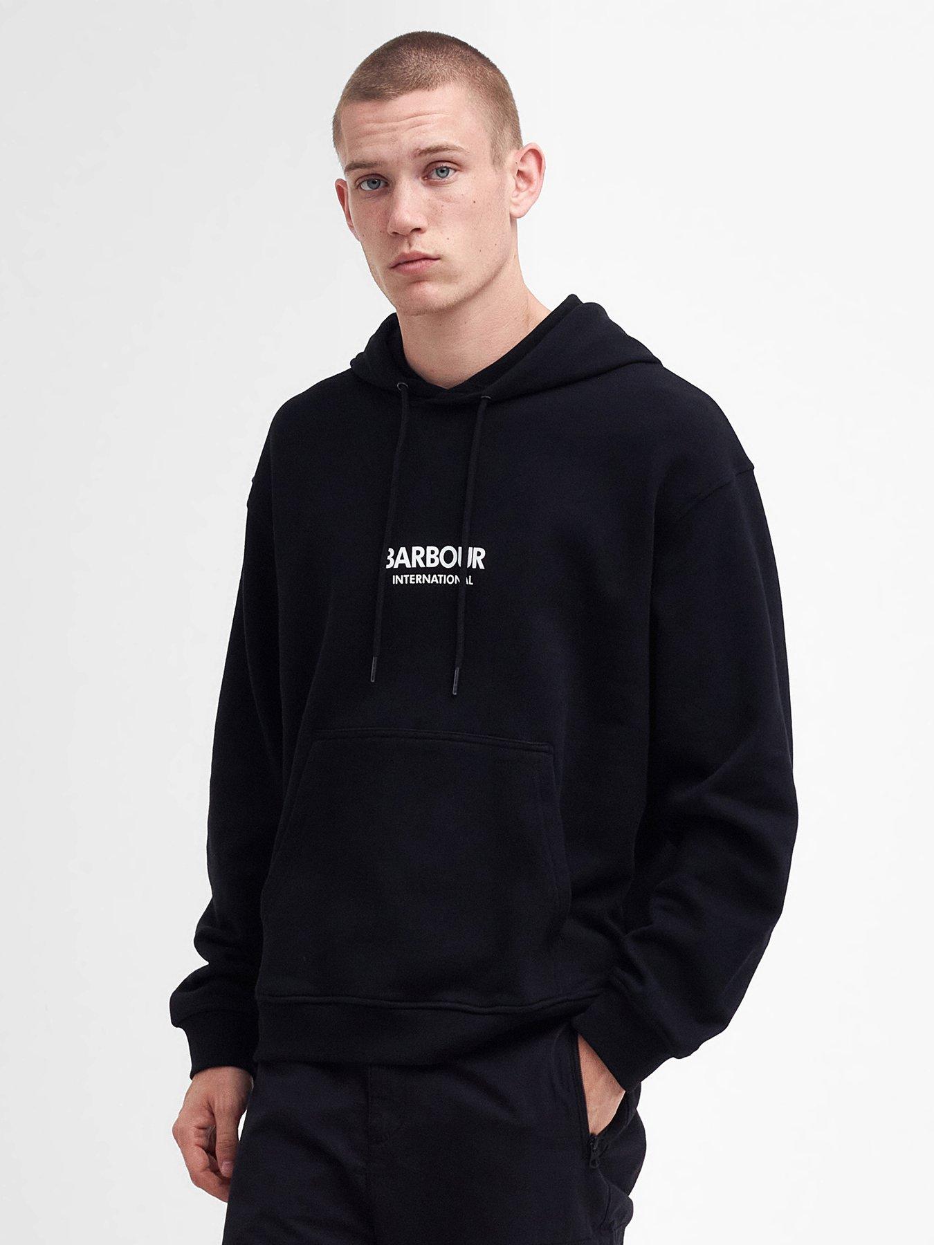 Barbour black deals hoodie