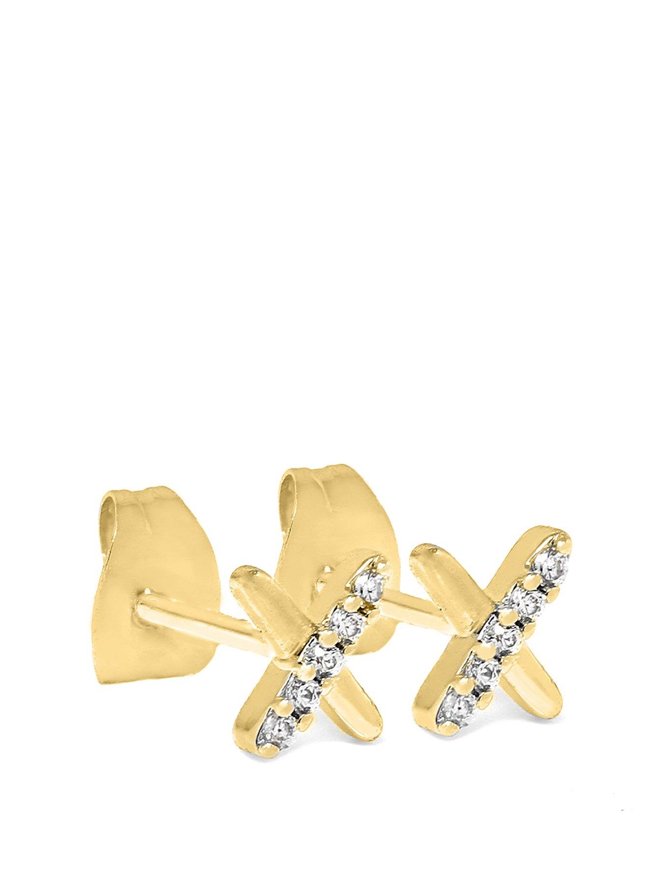 undefined Kiss Earrings - Gold