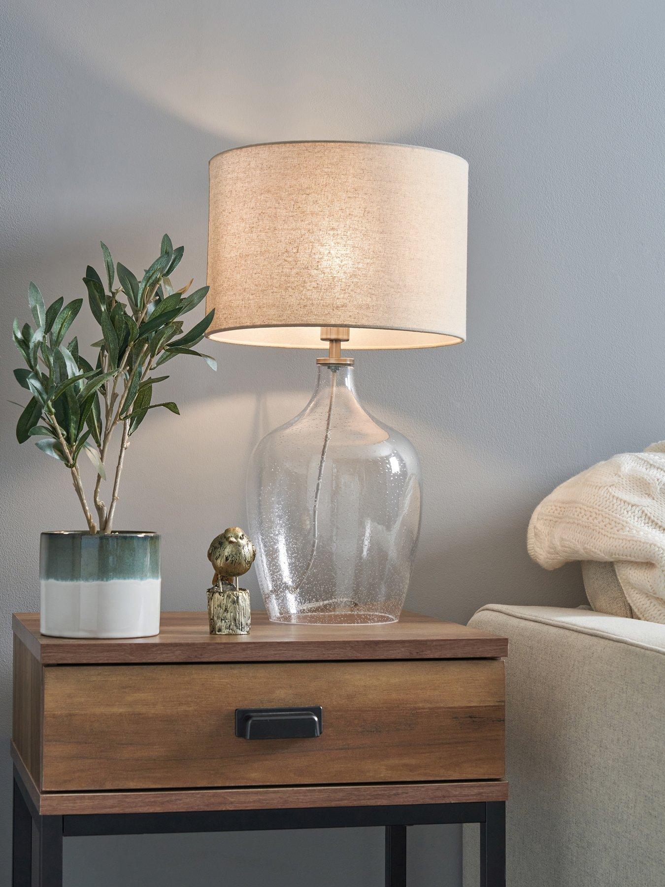 very-home-bubble-glass-table-lamp