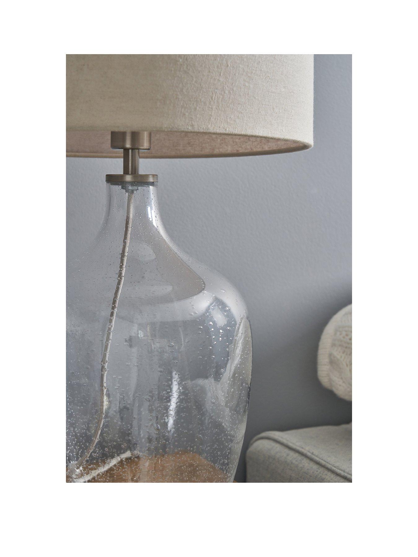 Image 2 of 4 of The Very Collection Bubble Glass Table Lamp