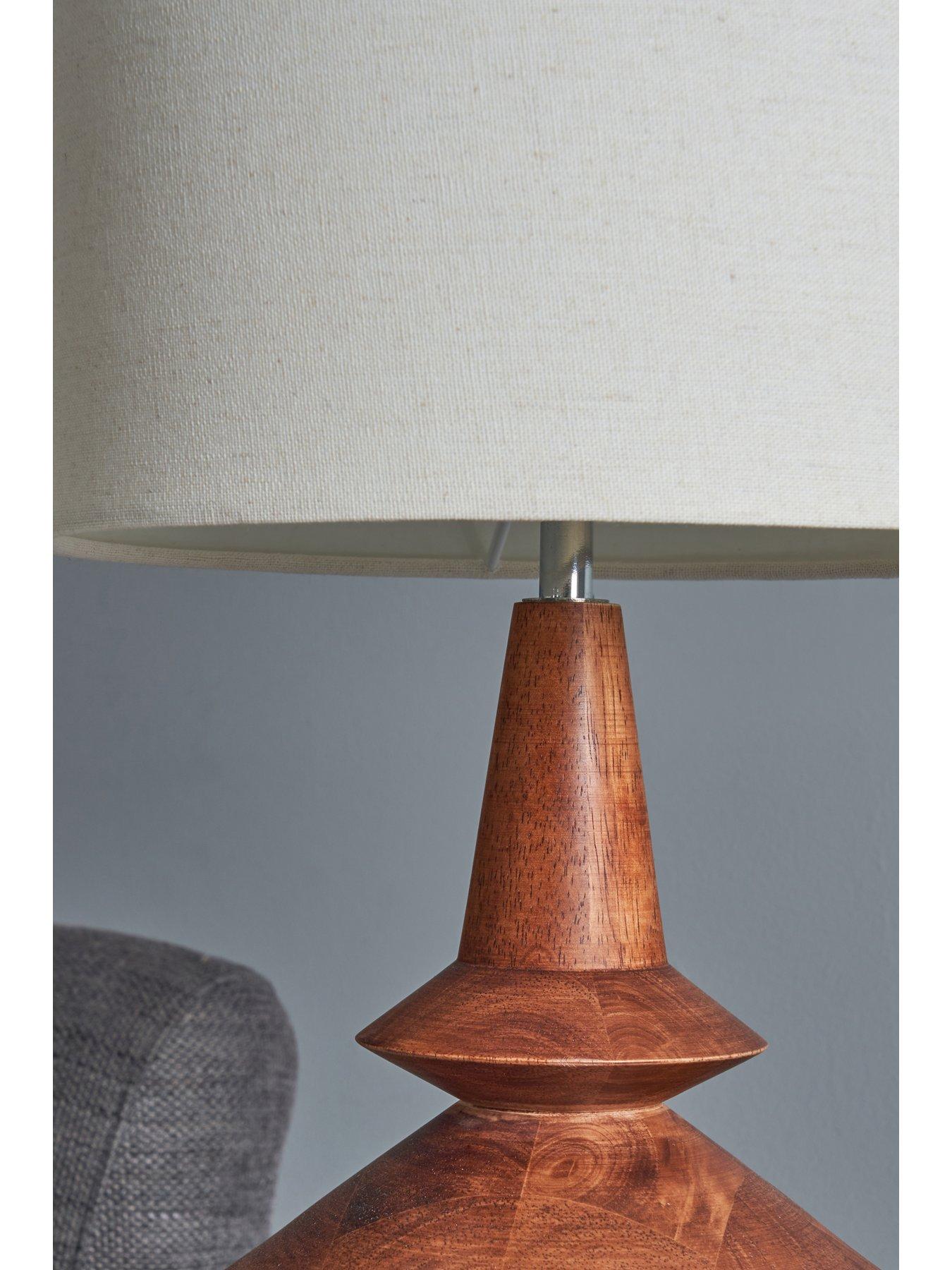Image 4 of 5 of The Very Collection Mango Wood Table Lamp