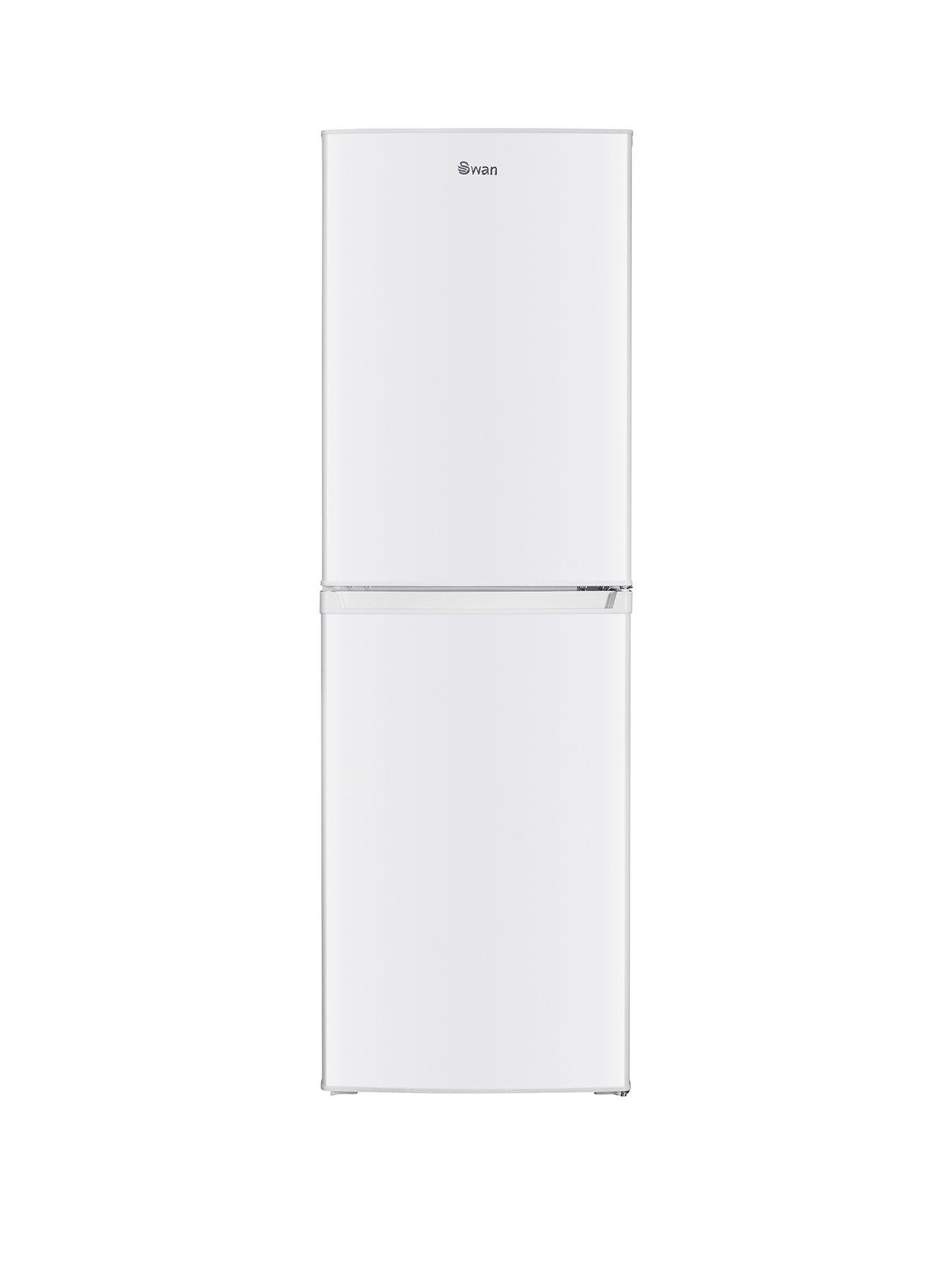 front image of swan-sr8161w-172cm-highnbsp55cm-wide-5050-split-fridge-freezer-white
