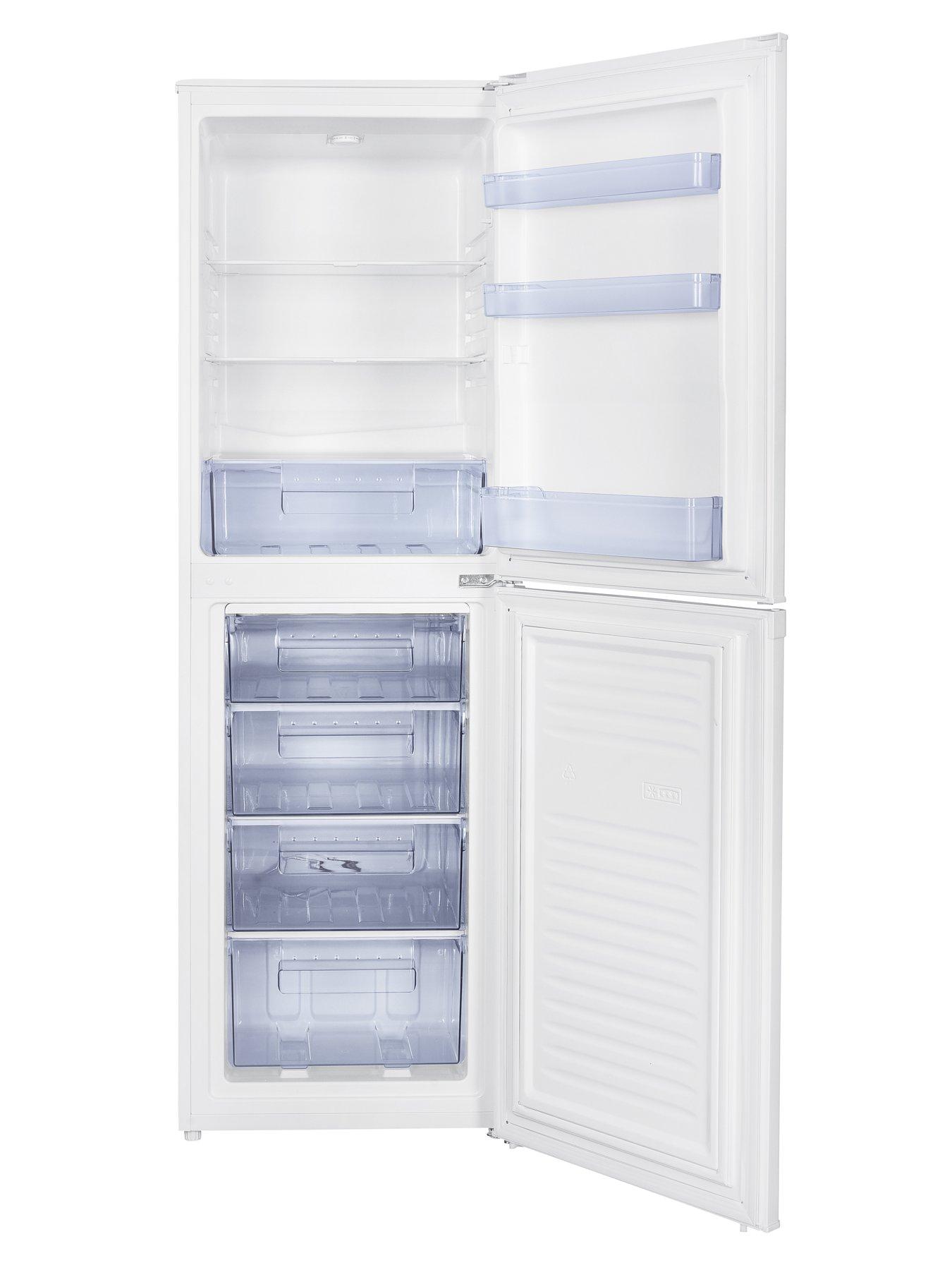  image of swan-sr8161w-172cm-highnbsp55cm-wide-5050-split-fridge-freezer-white