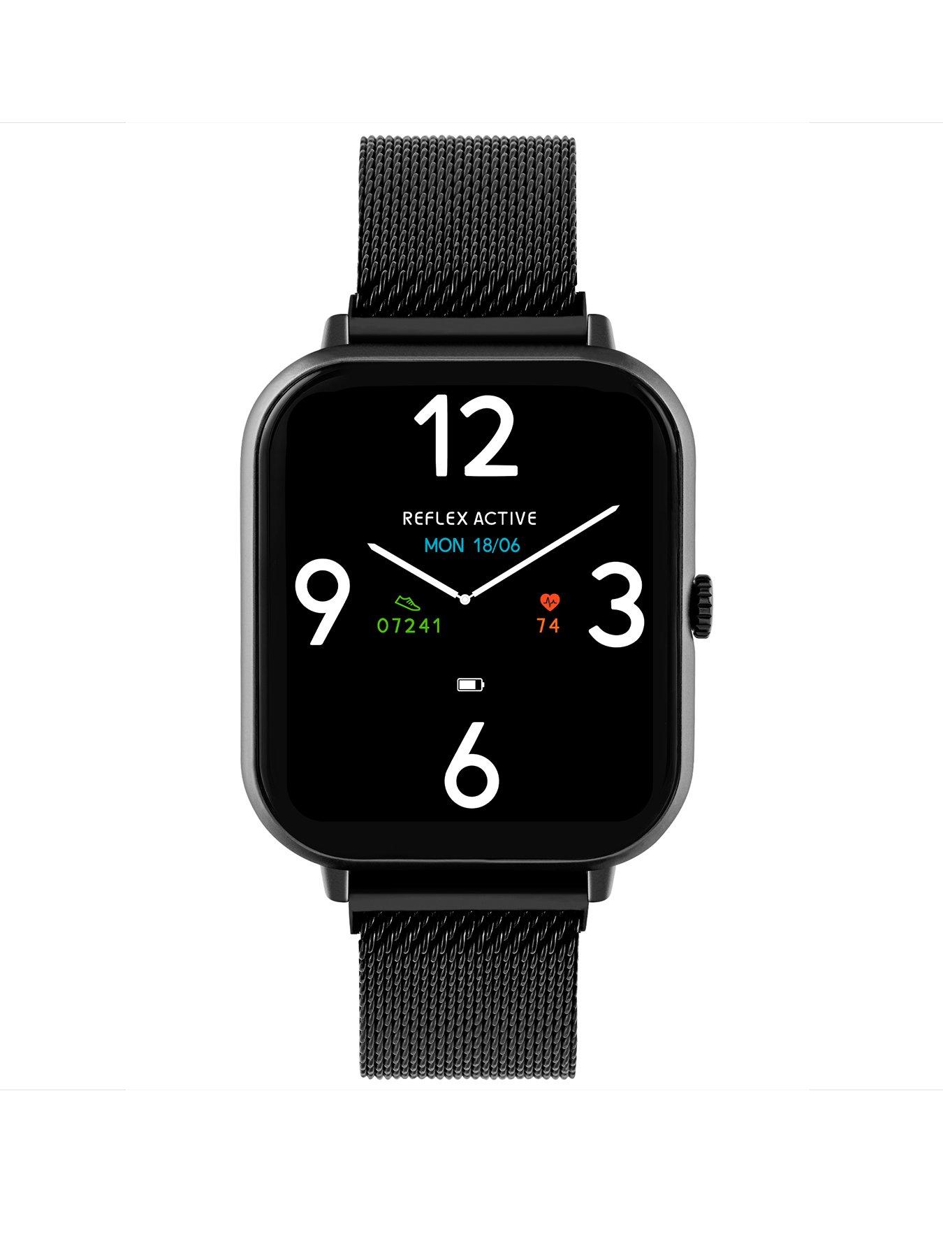 undefined Series 23 Black Mesh Smart Calling Watch