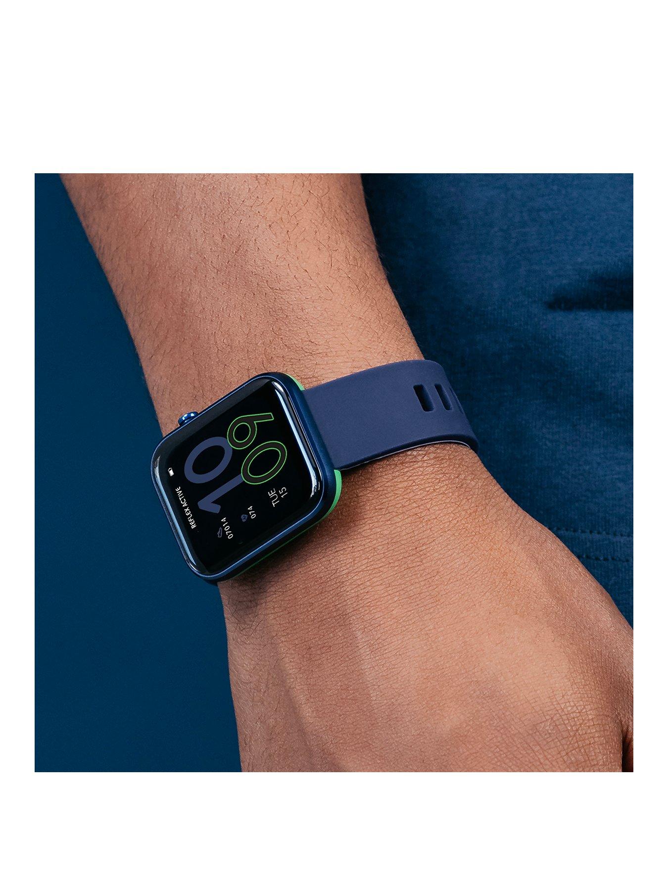  image of reflex-active-series-12-navy-strap-smart-watch