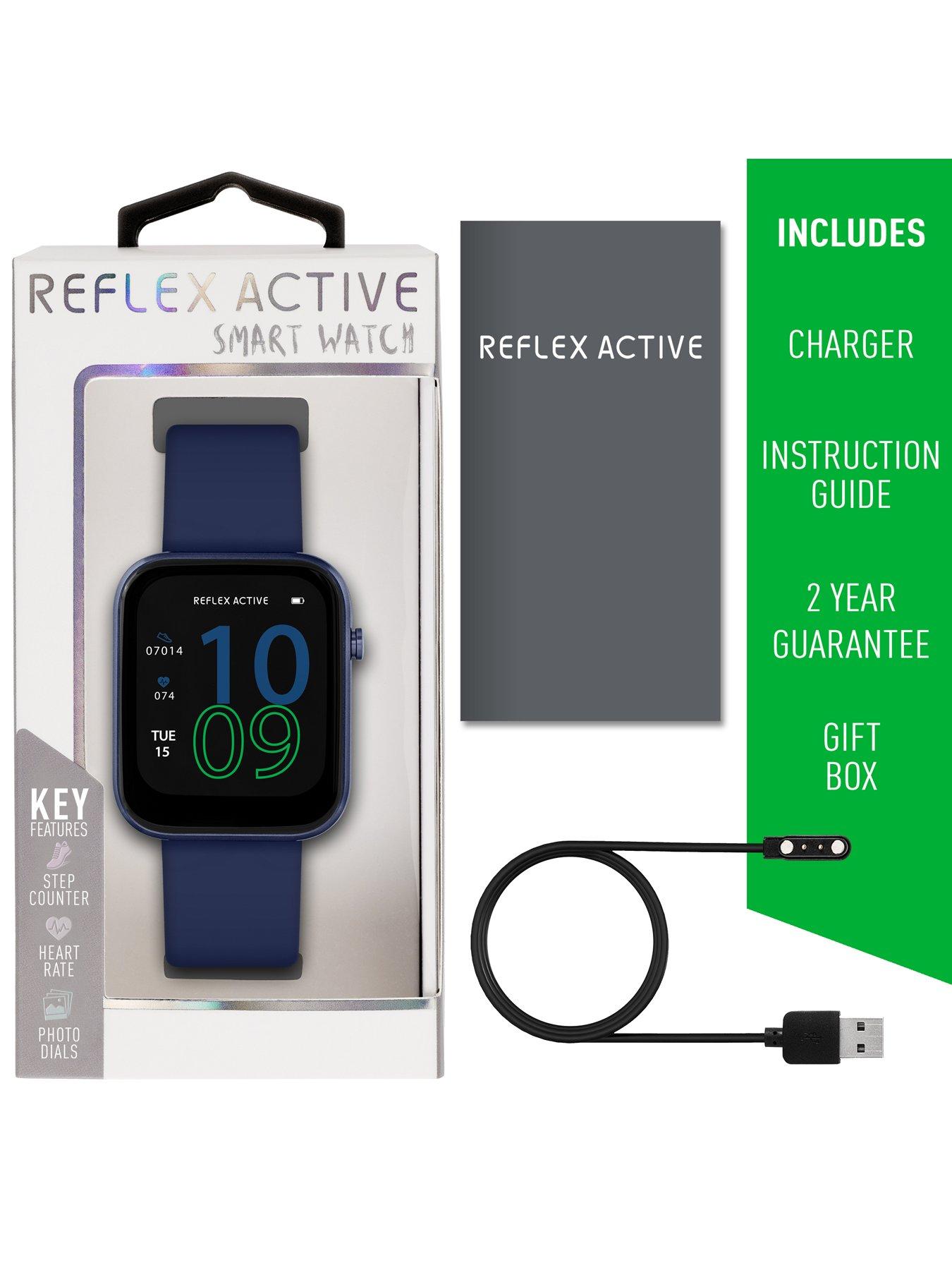  image of reflex-active-series-12-navy-strap-smart-watch