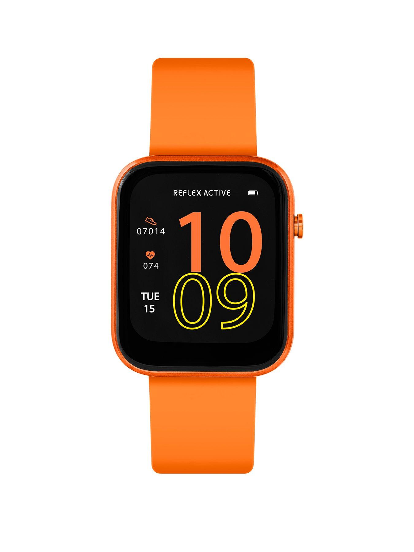 undefined Series 12 Orange Strap Smart Watch