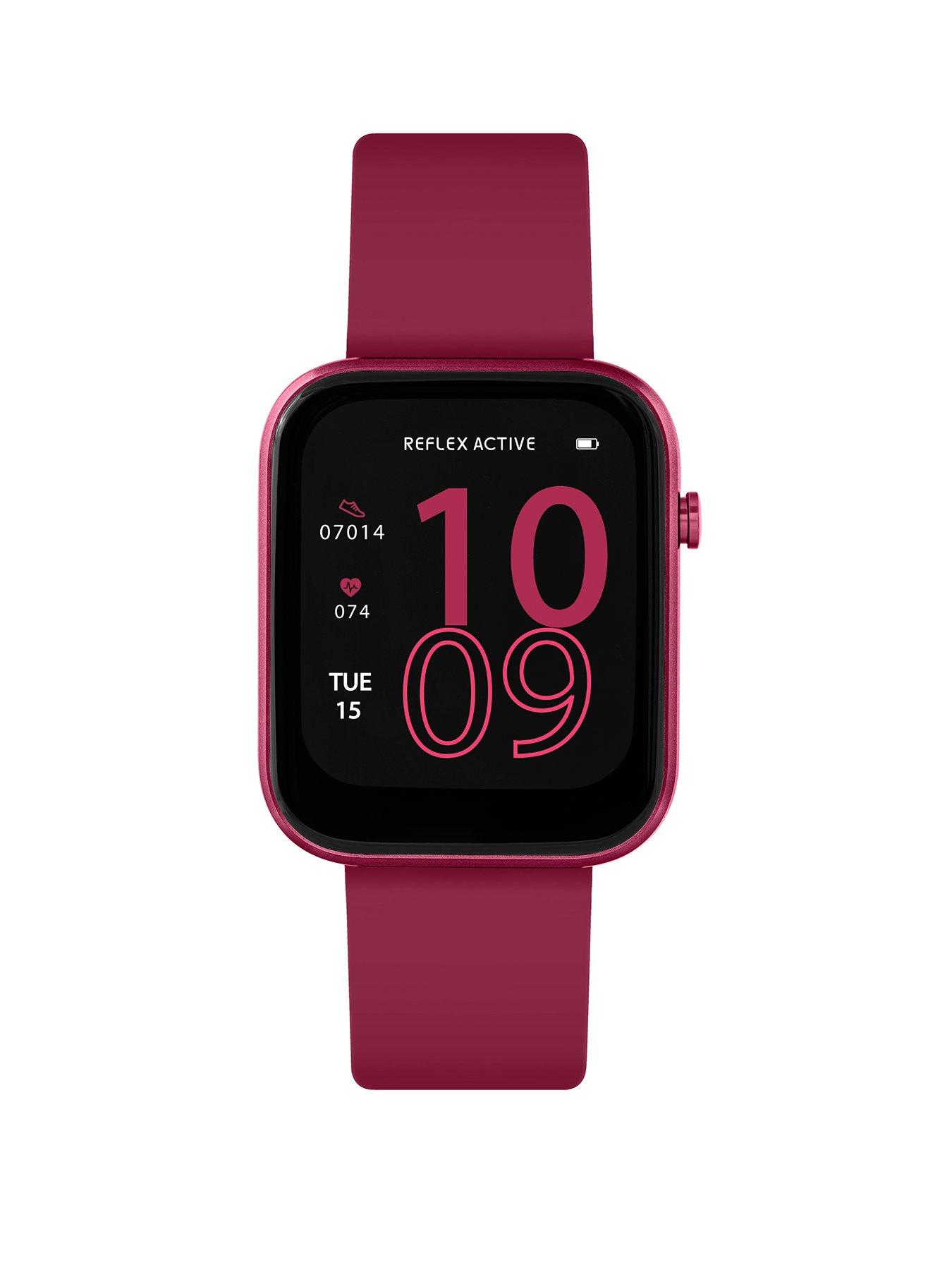 Image 1 of 8 of Reflex Active Series 12 Berry Strap Smart Watch