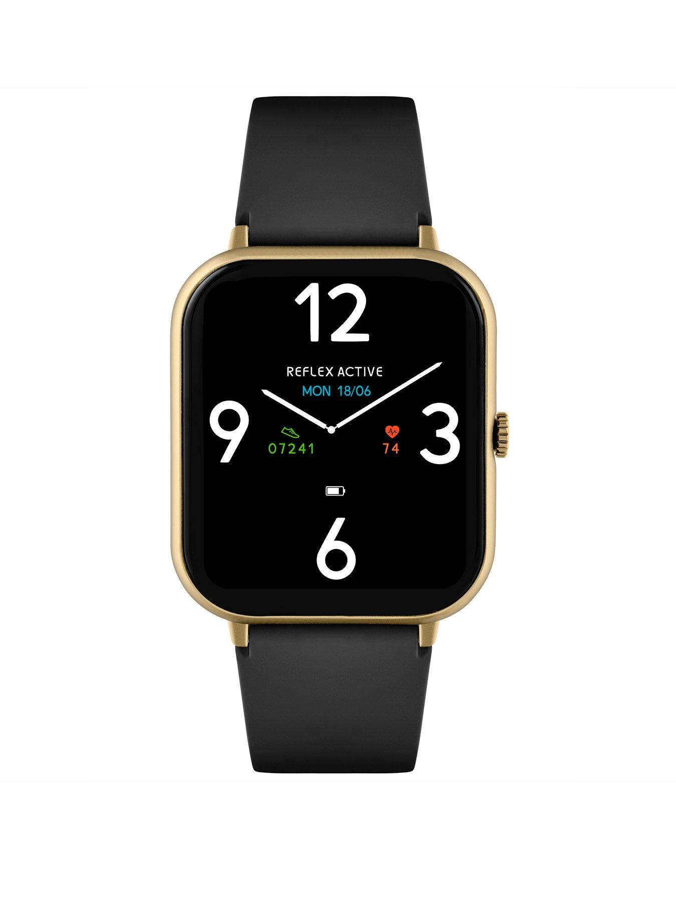 Image 1 of 7 of Reflex Active Series 23 Black Calling Smart Watch