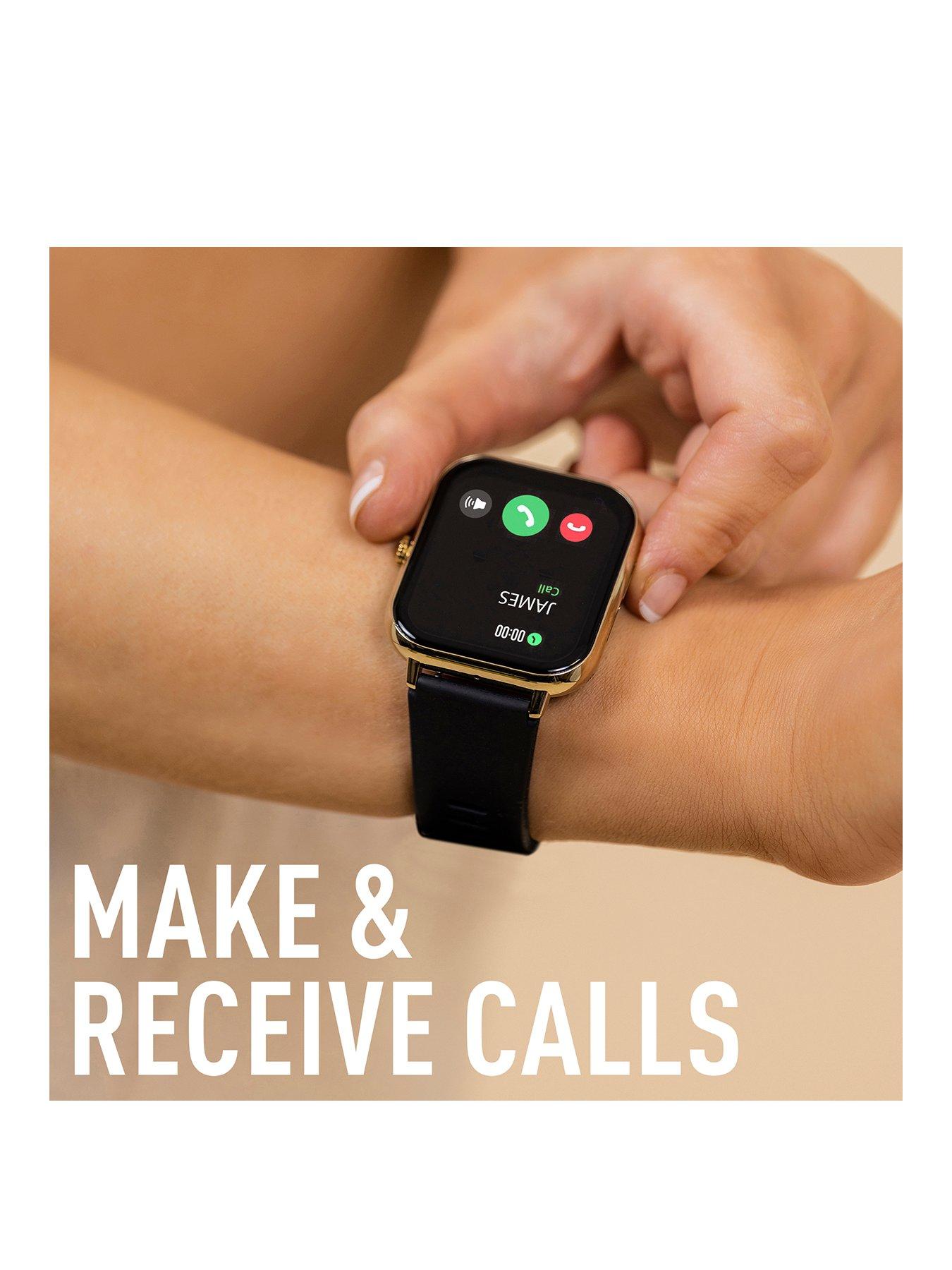 Image 2 of 7 of Reflex Active Series 23 Black Calling Smart Watch