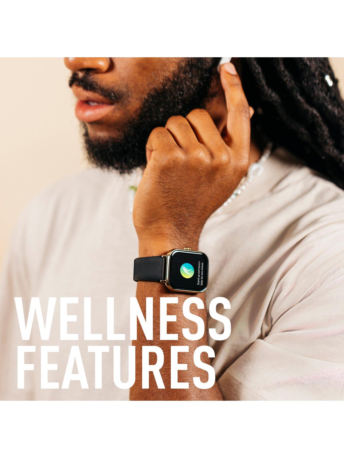 Image 3 of 7 of Reflex Active Series 23 Black Calling Smart Watch