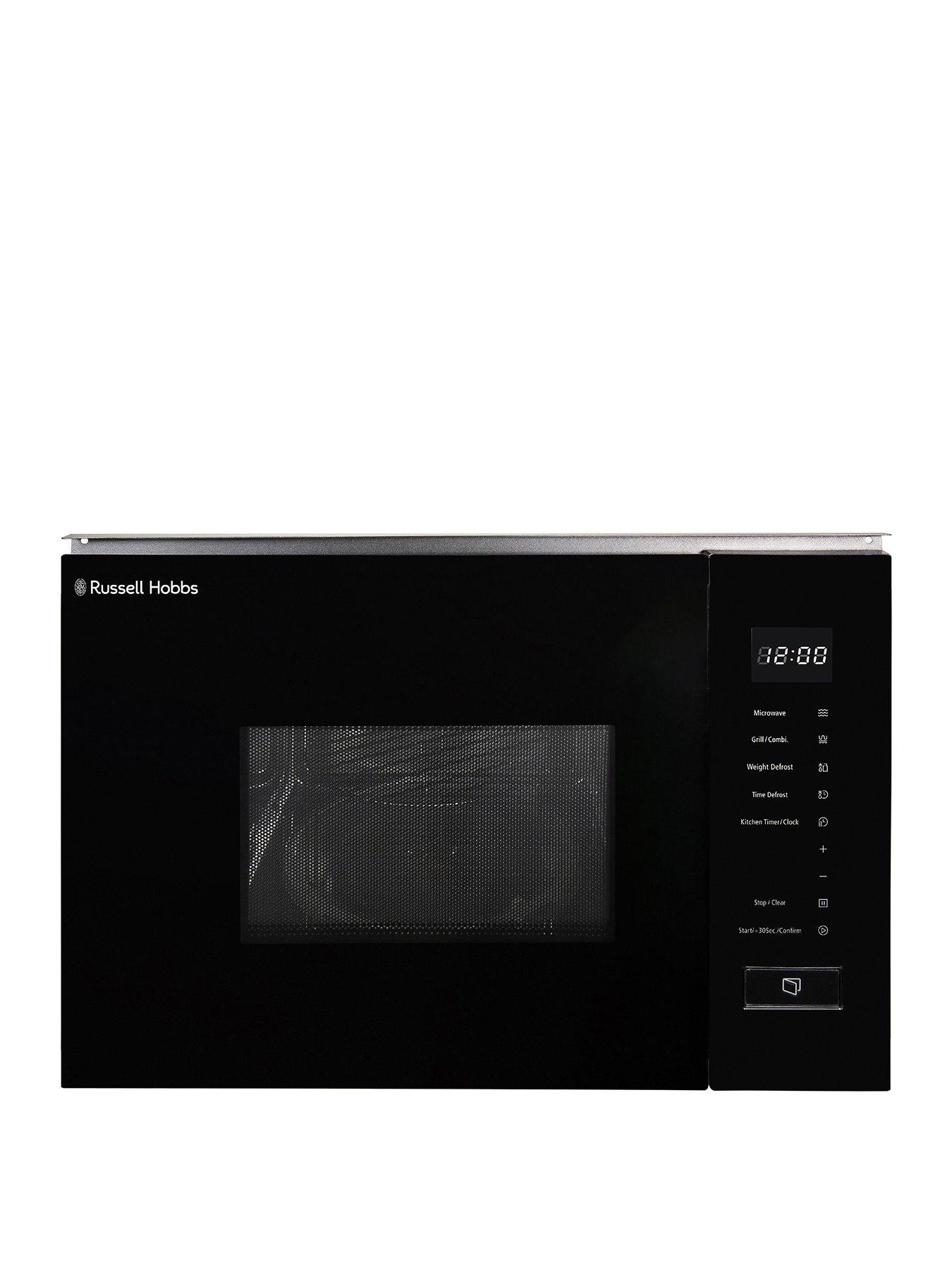 Image 1 of 7 of Russell Hobbs RHBM2002B Built-In Digital Microwave &amp; Grill 20L in Black