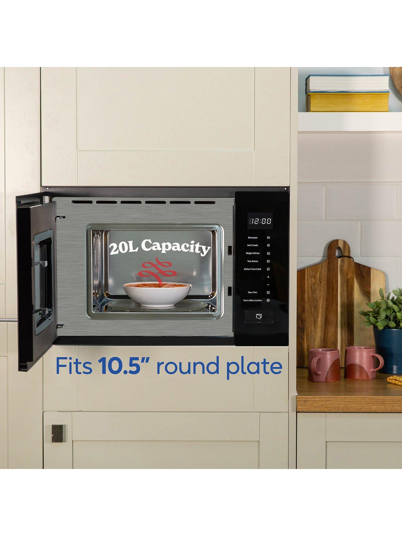 Image 3 of 7 of Russell Hobbs RHBM2002B Built-In Digital Microwave &amp; Grill 20L in Black