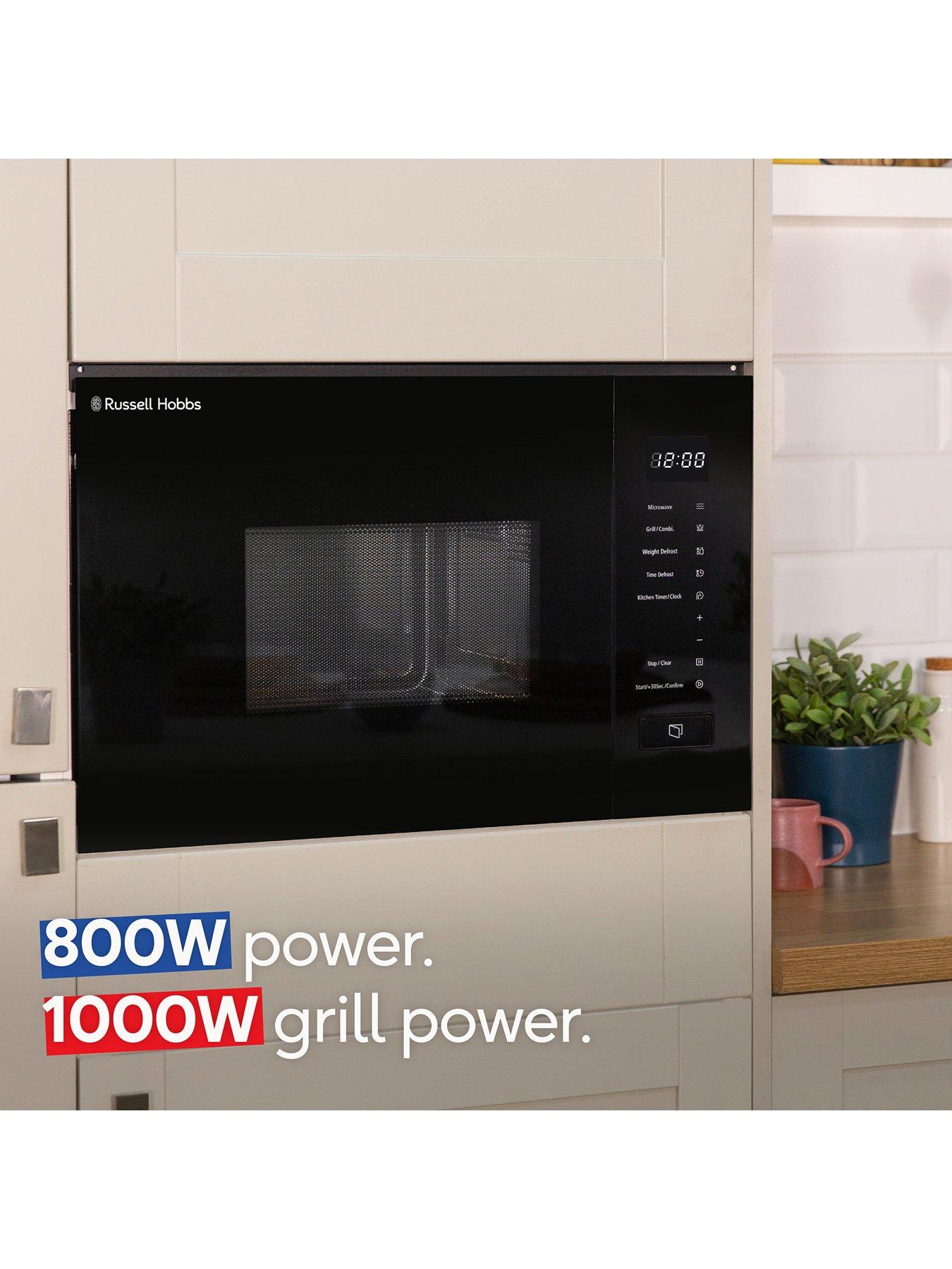 Image 5 of 7 of Russell Hobbs RHBM2002B Built-In Digital Microwave &amp; Grill 20L in Black