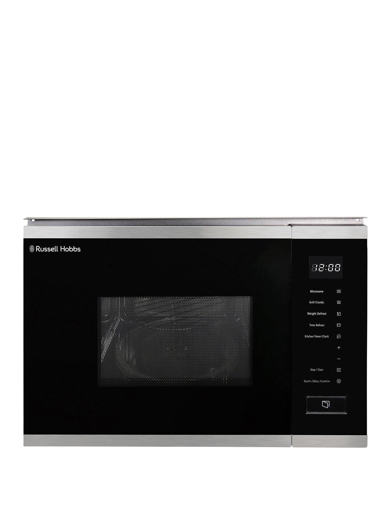 Image 1 of 7 of Russell Hobbs RHBM2002SS Built-In Digital Microwave &amp; Grill 20L in Stainless Steel