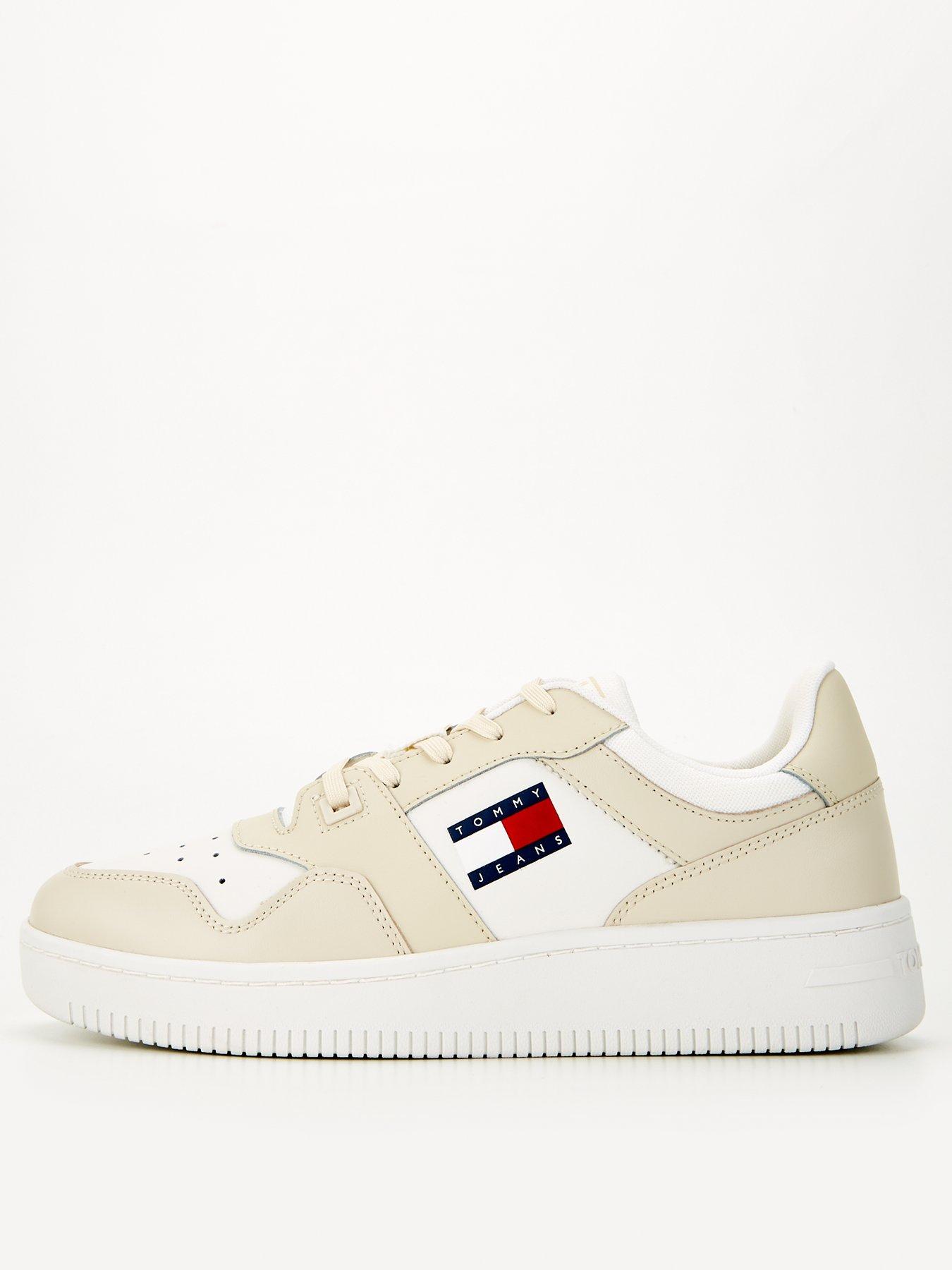 undefined Retro Basket Trainer - Cream