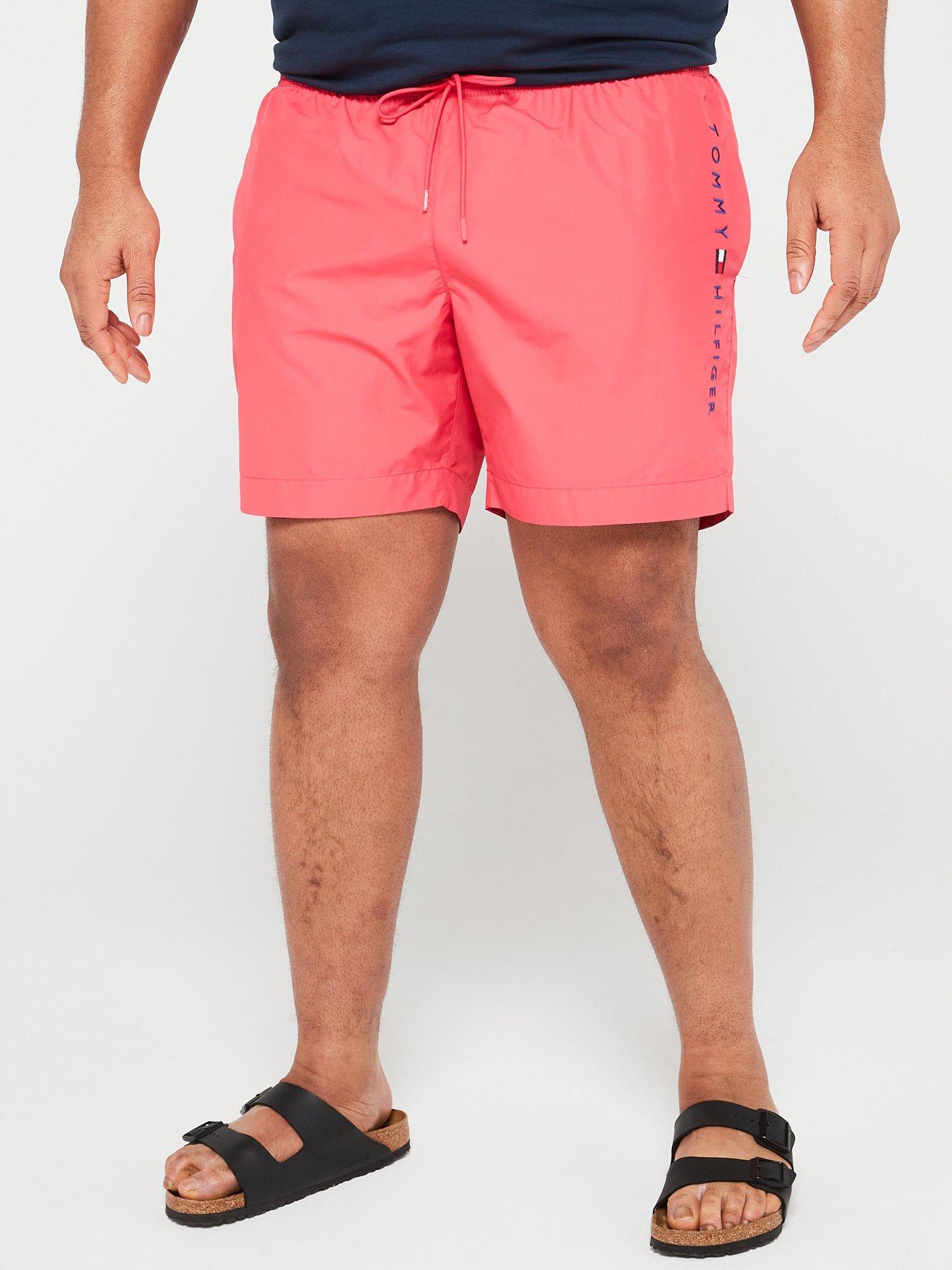 Tommy Hilfiger Big Tall Medium Drawstring Swimshort Bright Red littlewoods