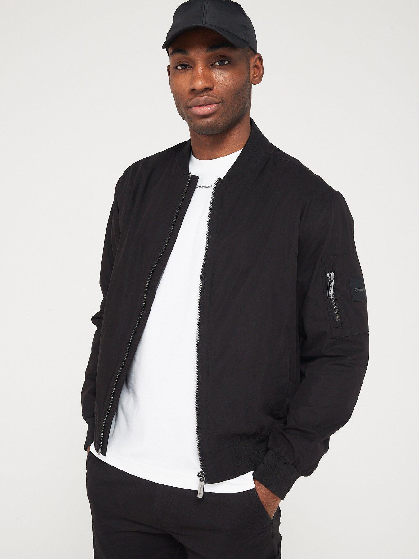 Mens calvin klein outlet bomber jacket