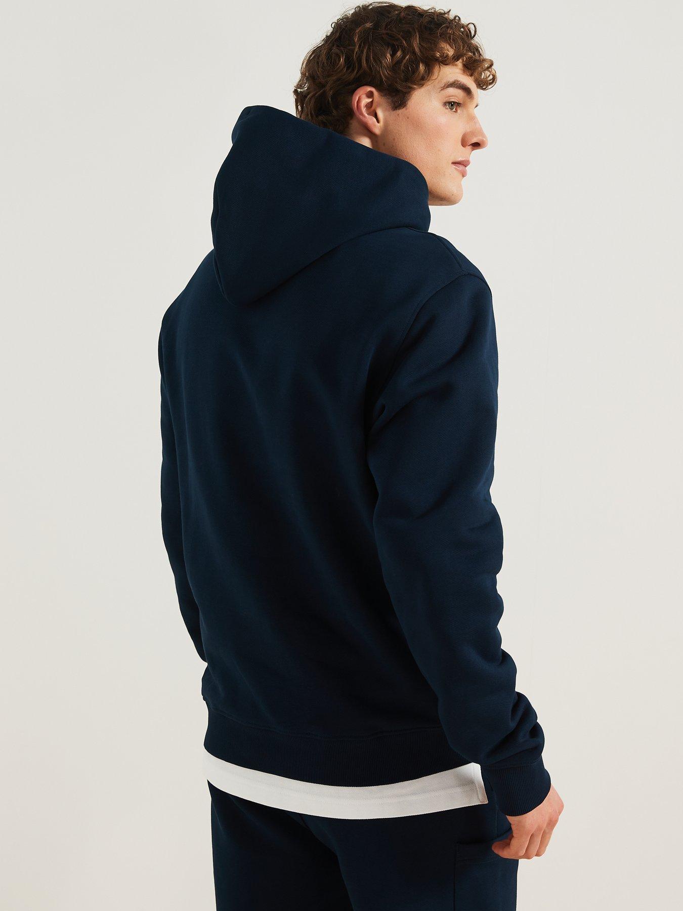 Tommy Jeans Badge Overhead Hoodie - Navy | littlewoods.com