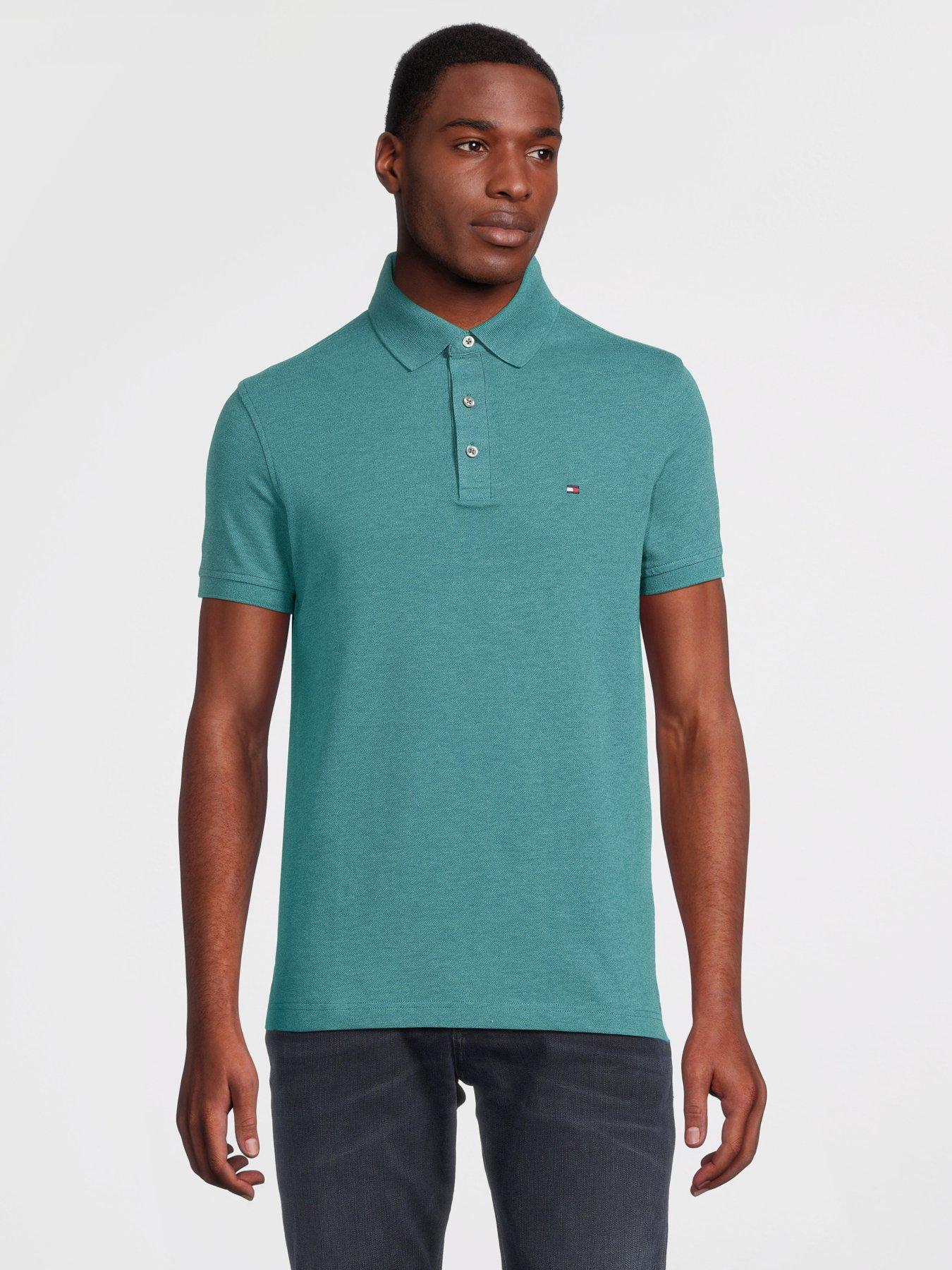 Tommy slim fit polo hot sale