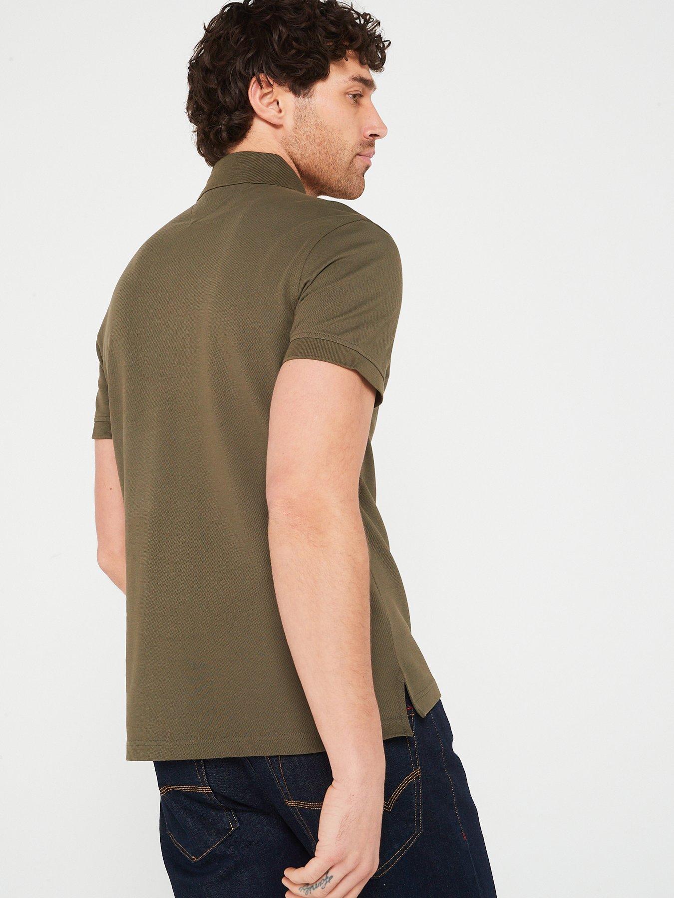  image of tommy-hilfiger-1985-slim-fit-polo-shirt-khaki