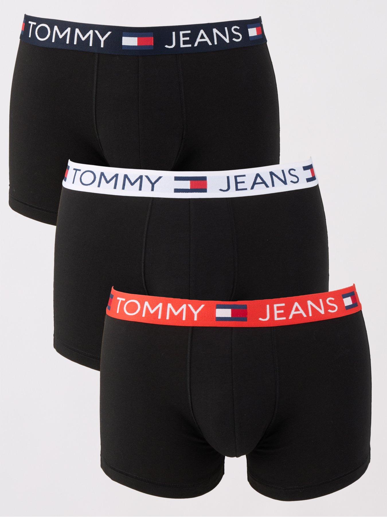 Tommy Hilfiger 3 Pack Contrast Waistband Trunks