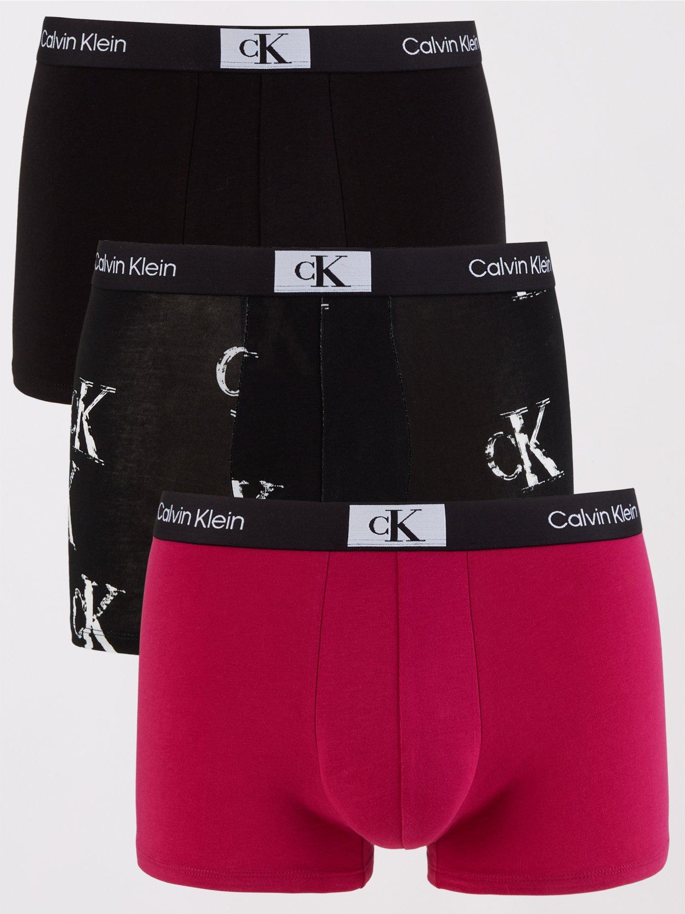 CALVIN KLEIN UNDERWEAR: BLACK BOXER BRIEF 3 PACK – 85 86