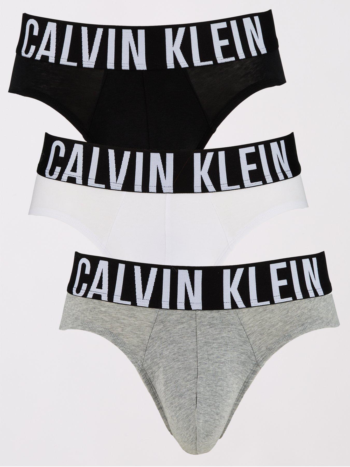 Calvin Klein Big & Tall 3 Pack Big & Tall Boxer Briefs - Black