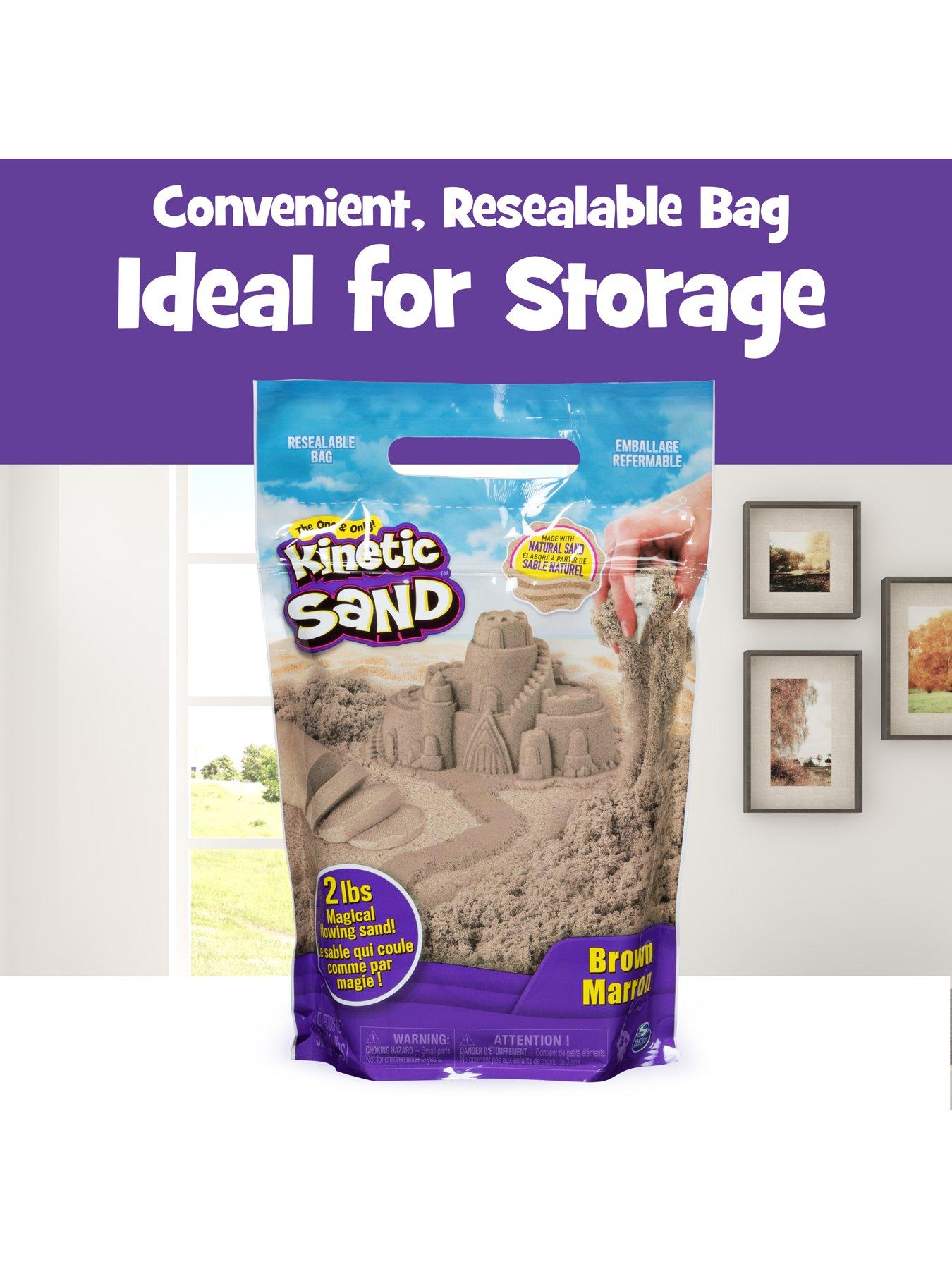  image of kinetic-sand-beach-brown-sand-2lb-bag