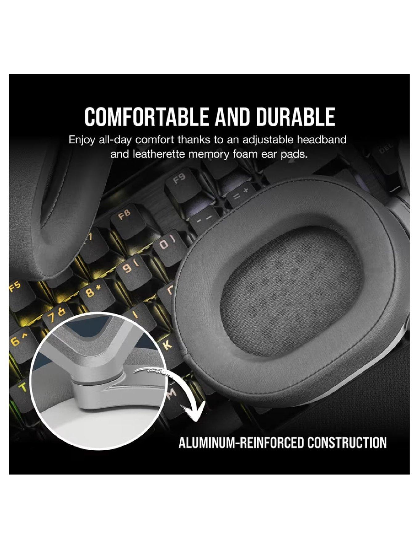 Image 6 of 7 of CORSAIR HS65 Wireless Gaming Headset -&nbsp;White