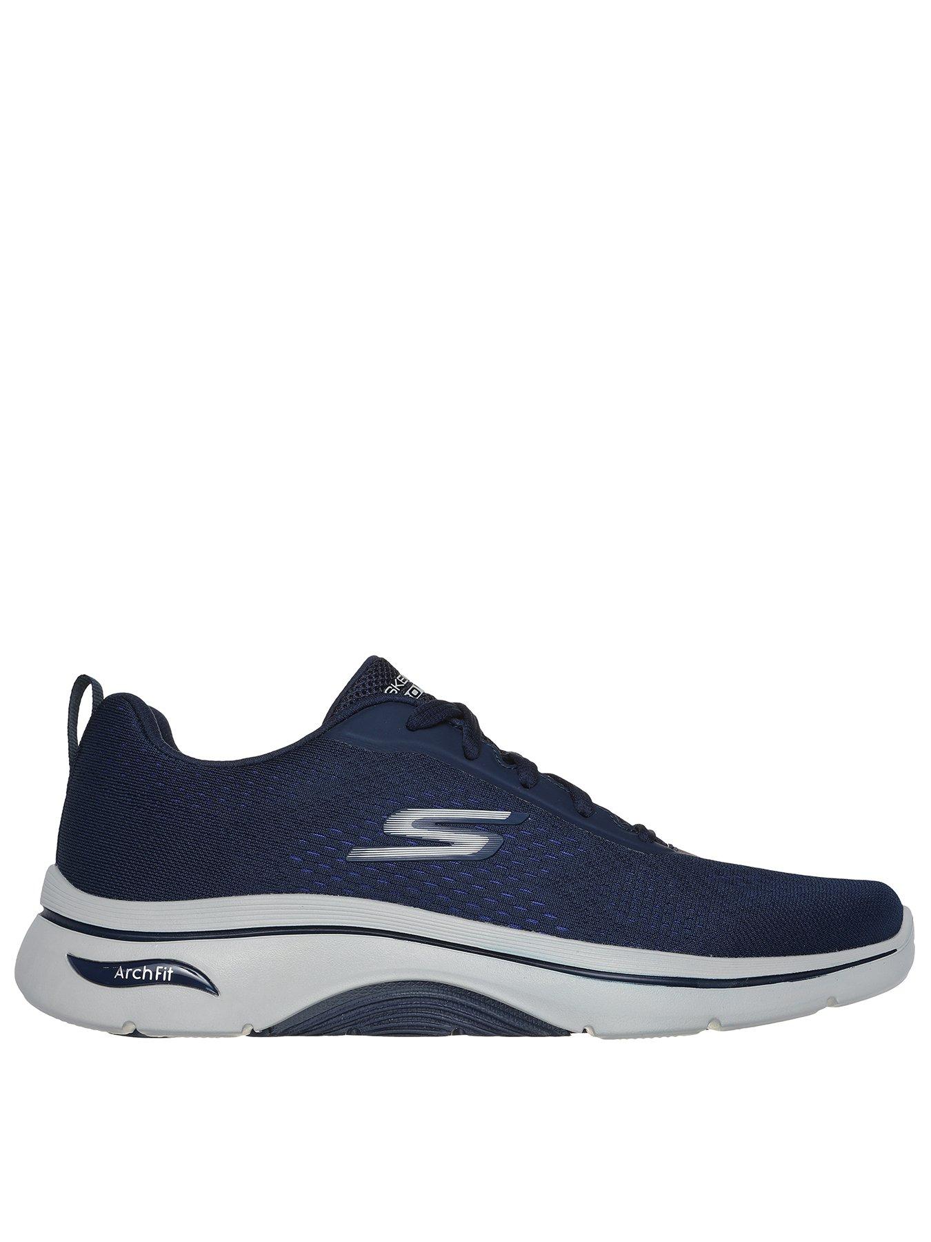 undefined Go Walk Arch Fit 2.0 Lace Up Trainers - Navy