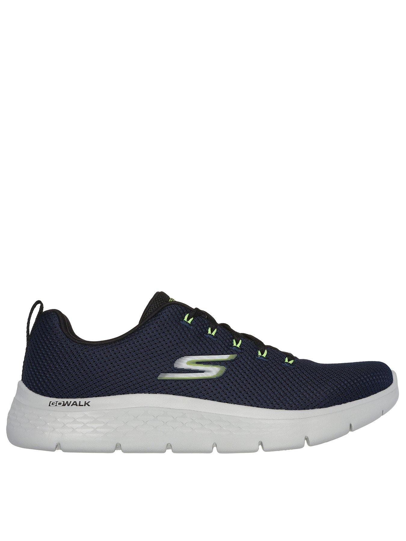 Go Walk Flex Lace Up Trainers Navy