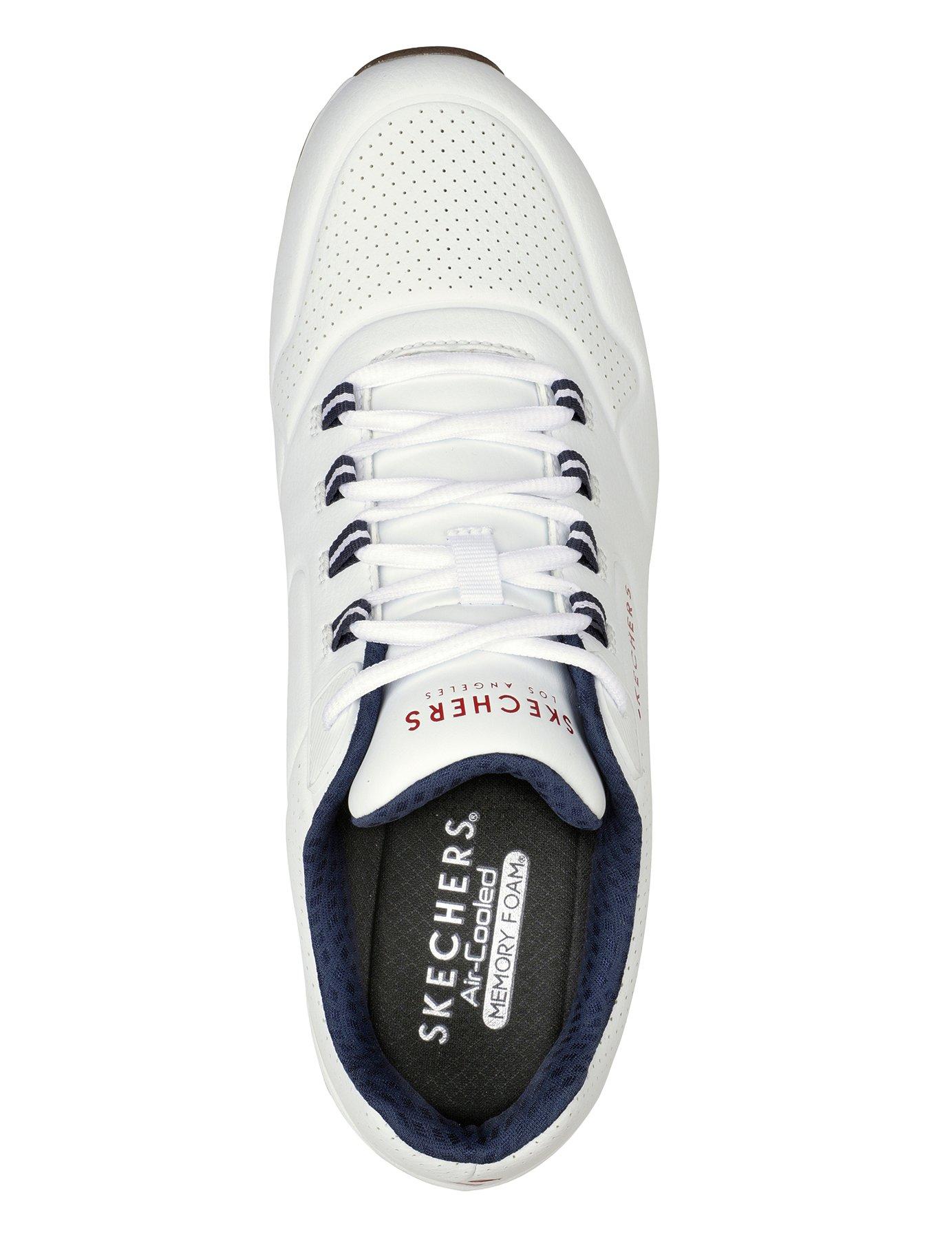 Skechers air cooled on sale white