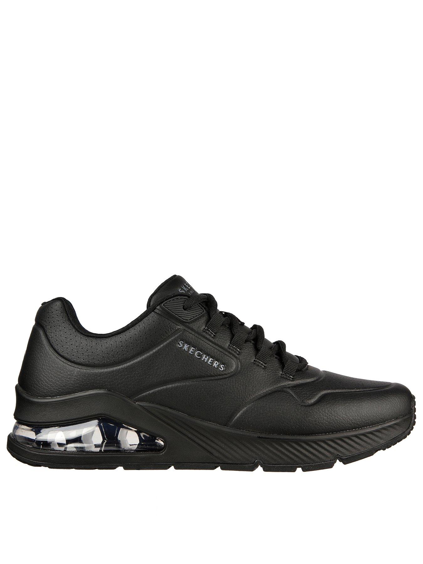 Image 1 of 5 of Skechers Uno 2 Lace Up Air Cooled Trainers - Black
