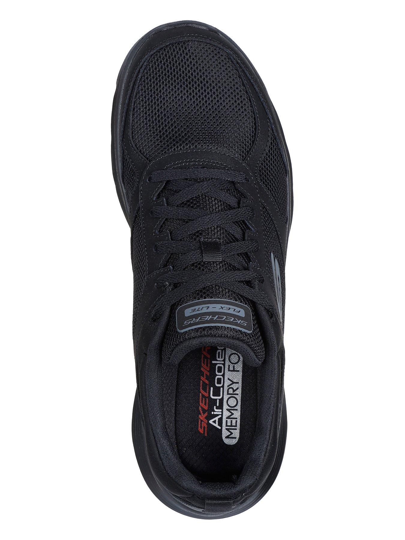  image of skechers-flex-advantage-50-lace-up-trainers-black