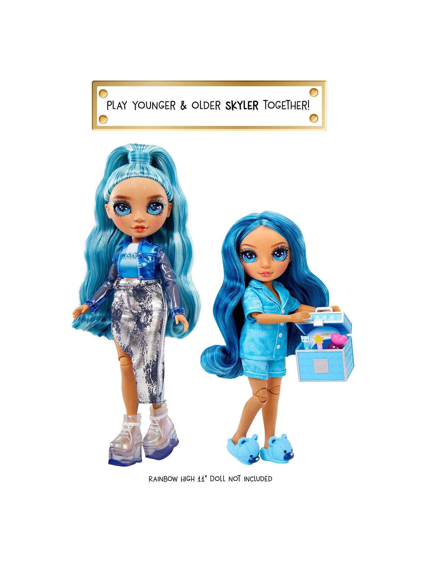  image of rainbow-high-junior-high-pj-party-fashion-doll-skyler-blue