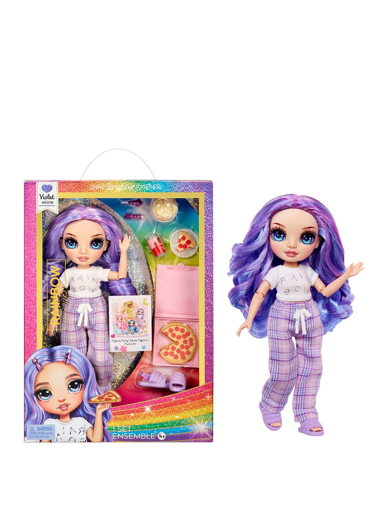  image of rainbow-high-junior-high-pj-party-fashion-doll-violet-purple