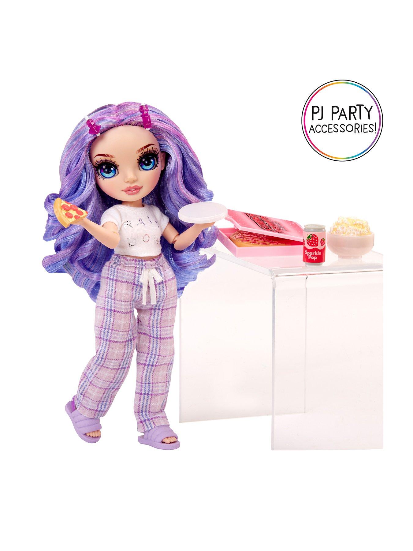 image of rainbow-high-junior-high-pj-party-fashion-doll-violet-purple